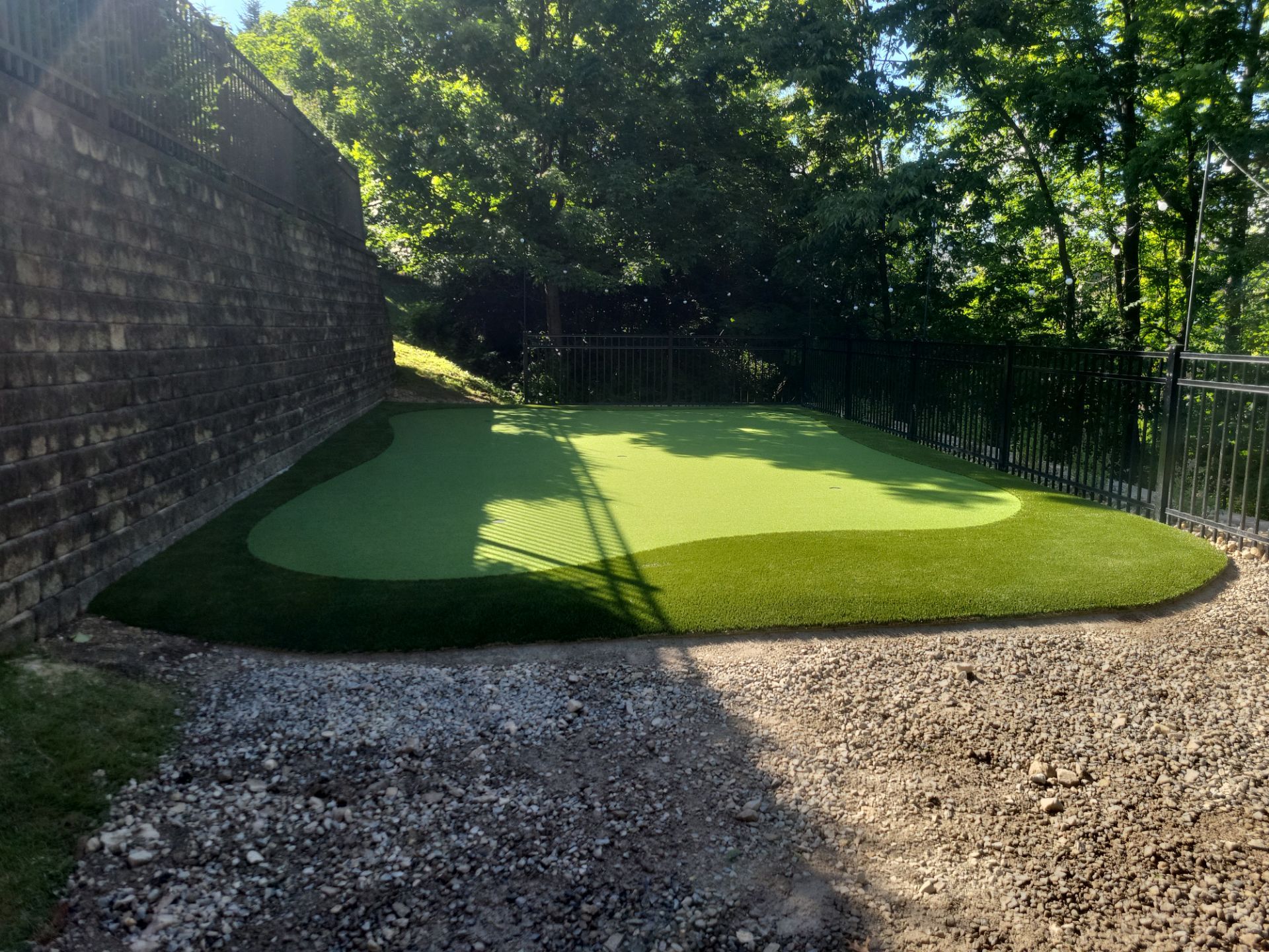 Backyard Green on backyard Sublevel by Southwest Greens Midwest