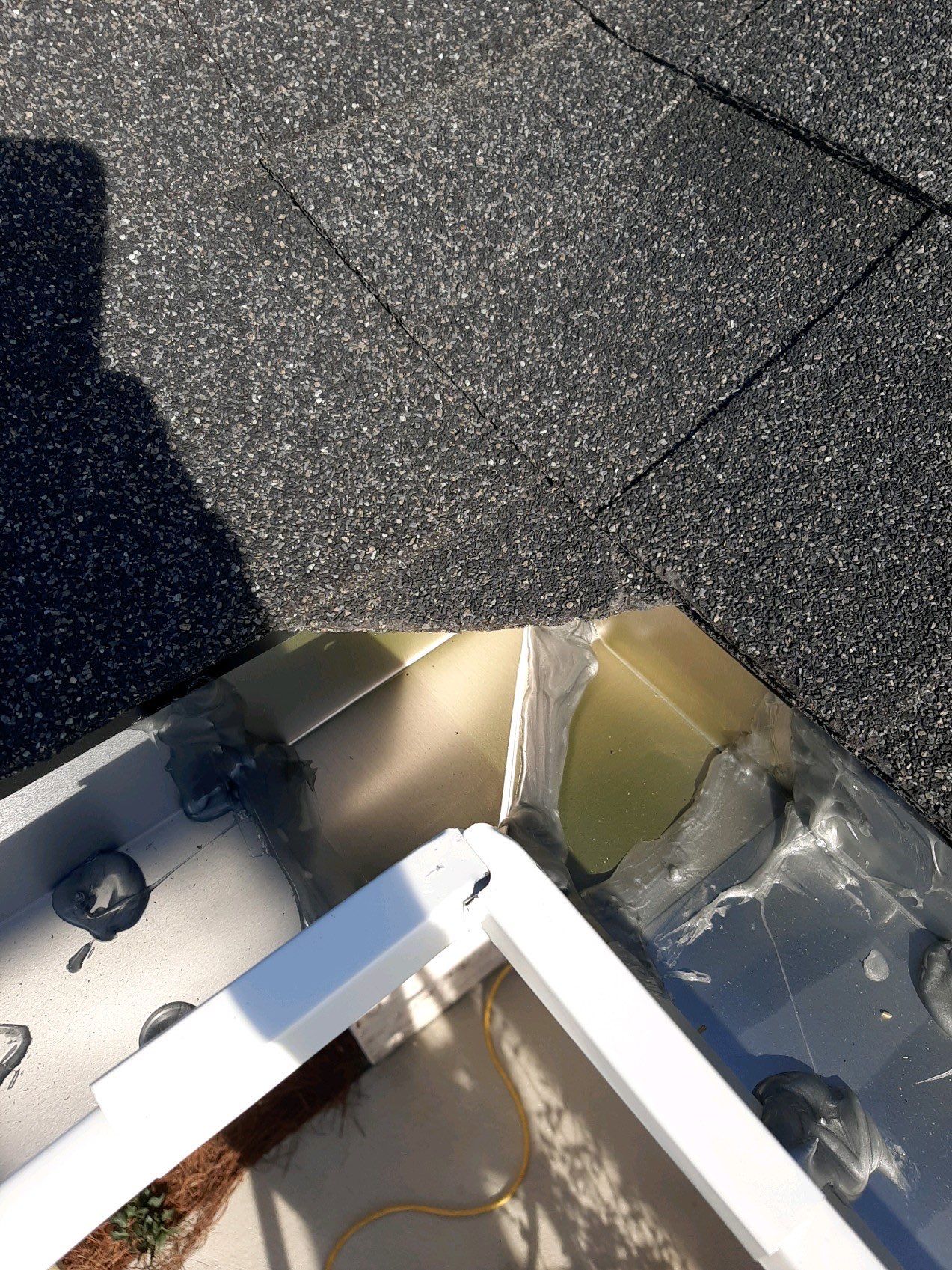 Seamless Gutter Installation Using White K-Style Gutters by Gutter Professors