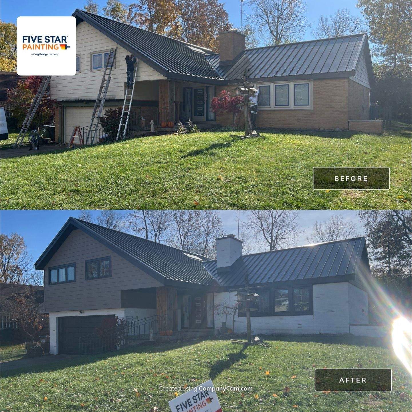 Big projects in Kettering - exterior by Five Star Painting of Batavia