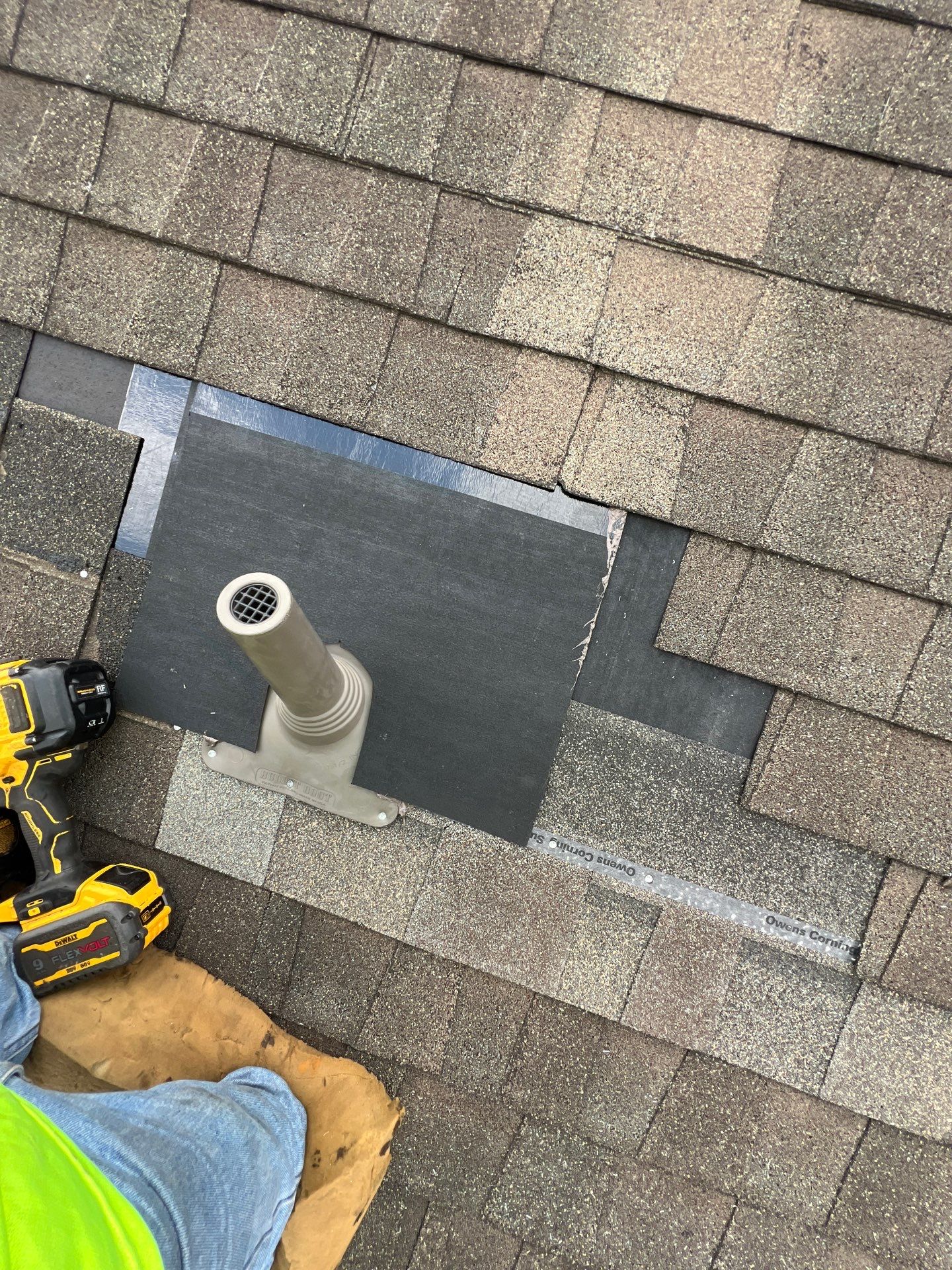 Hail Damage using Owen's Corning Duration (Lifetime) Shingles by Roof Repair Company