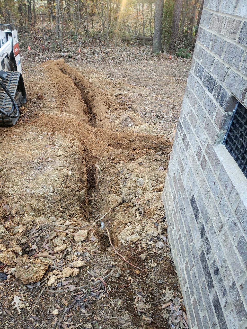 Crawl space encapsulation and exterior drainage by Power Wash Masters LLC