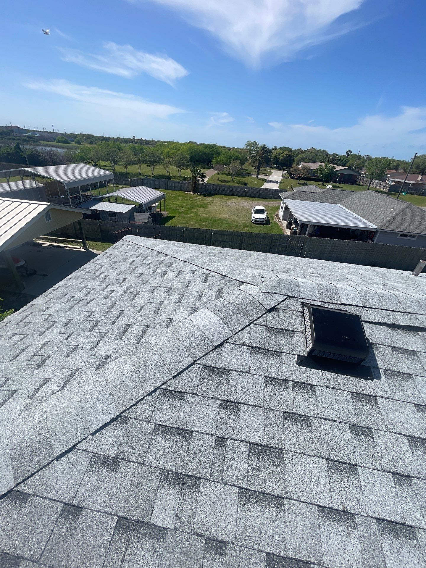 Residential Roofing Installation using IKO Cambridge Dual Gray by Lighthouse Roofing