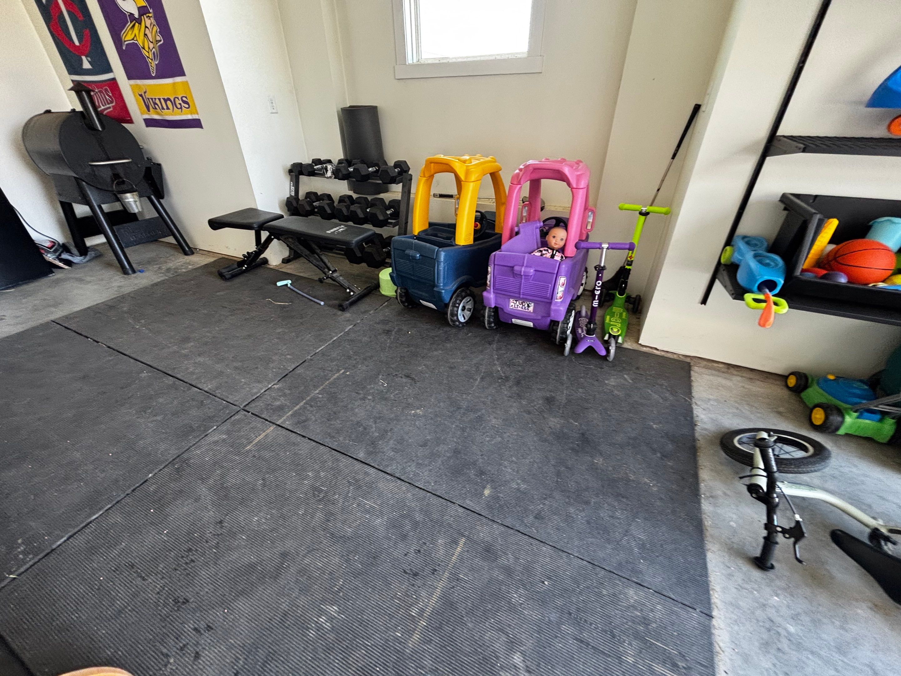 Dell Rapids Multi-Car Garage Concrete Floor Coating and Repair by Select Painting, Coatings & Garage Cabinets