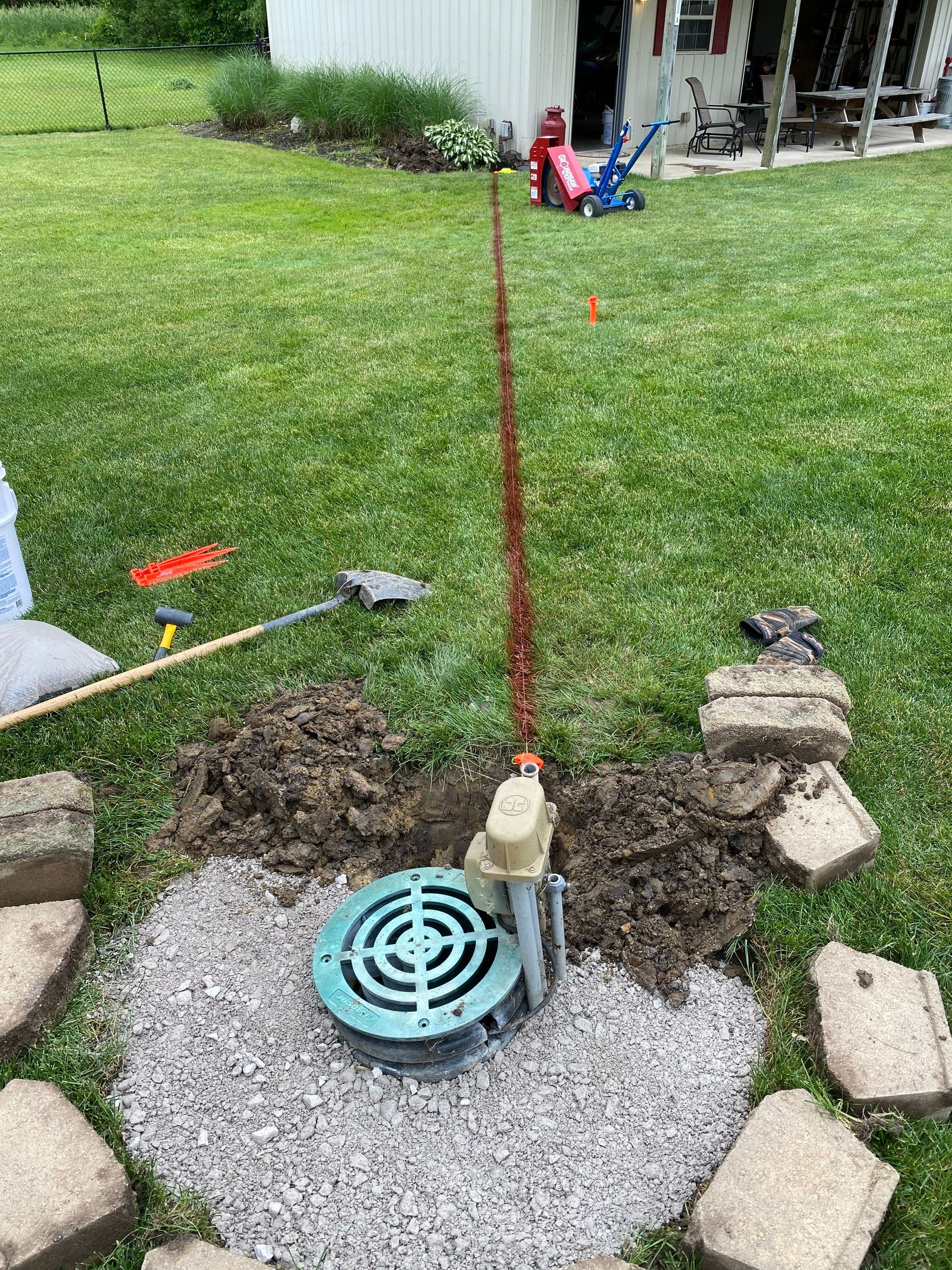 Hardscape River Wall Projects by Elm Rose Gardens