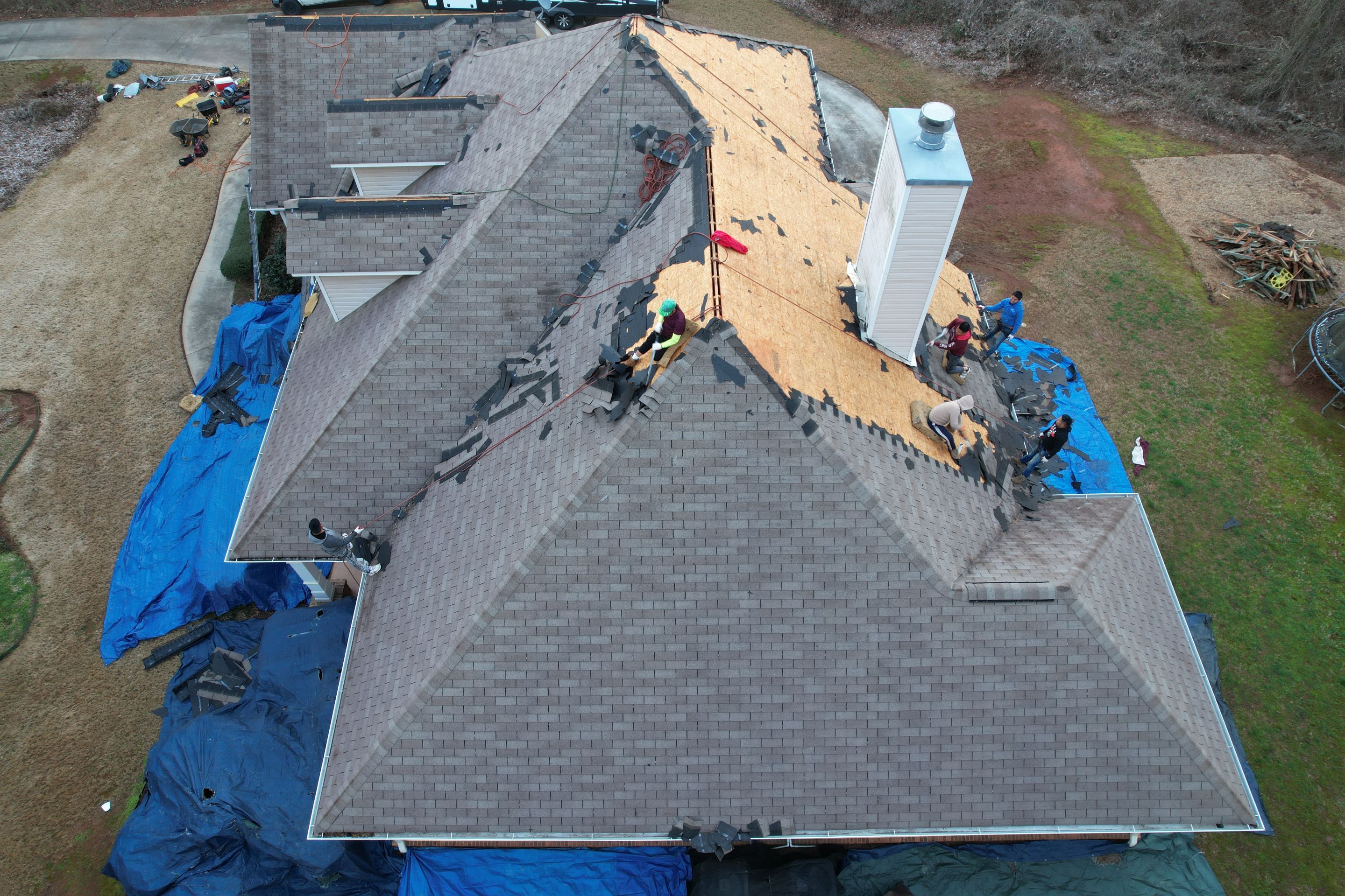 Residential Roofing Installation using Owens Corning by Inspector Roofing and Restoration