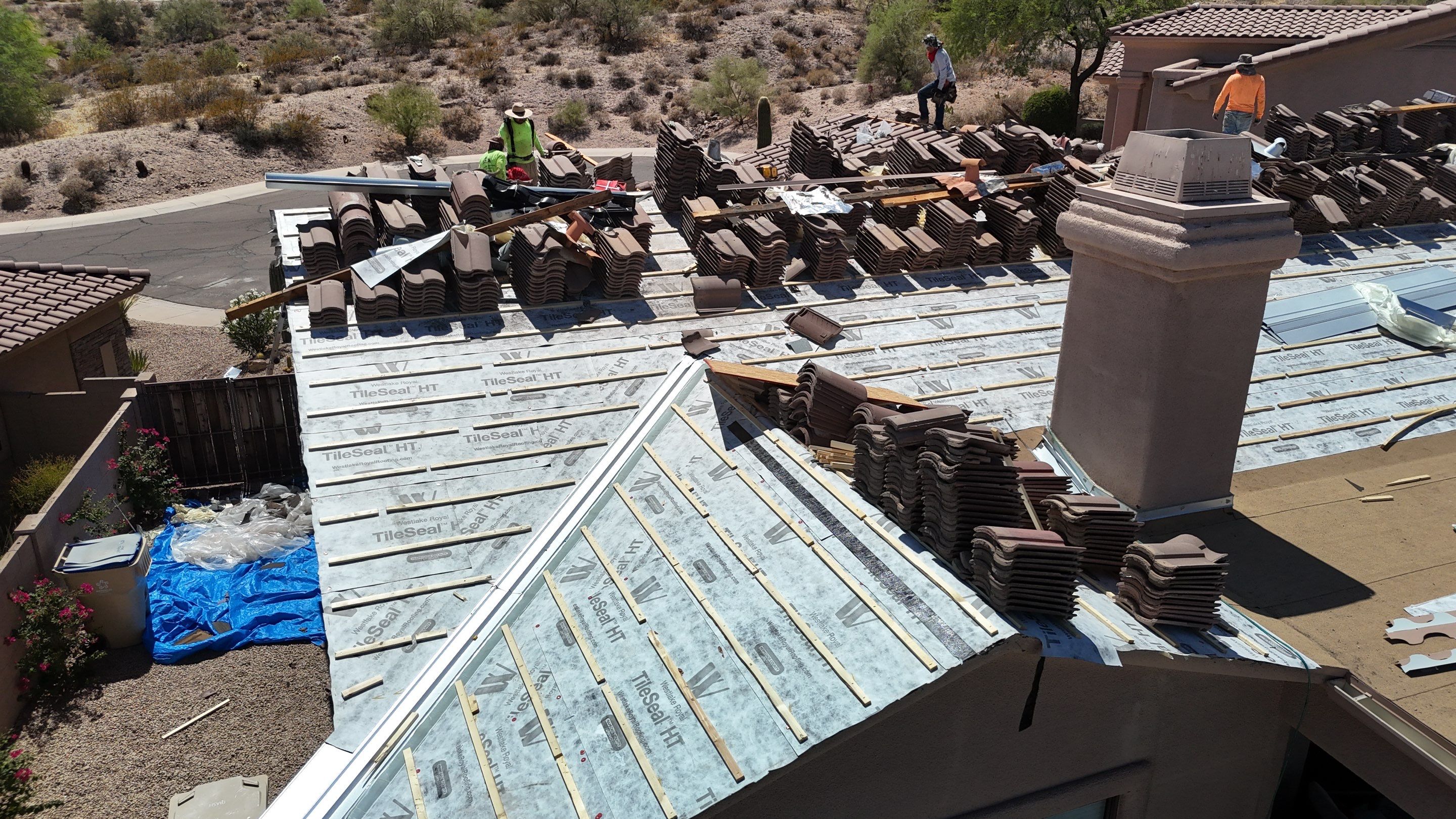Project in Fountain Hills, AZ by Saint Roofing
