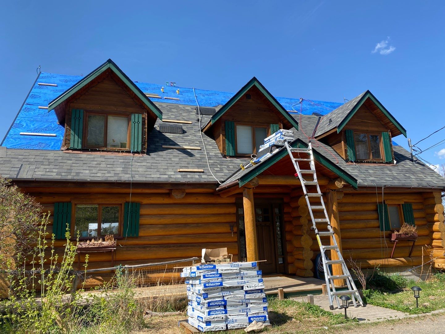 Residential Cedar ReRoofing using Malarky Vista shingles by Top Notch Roofing Inc