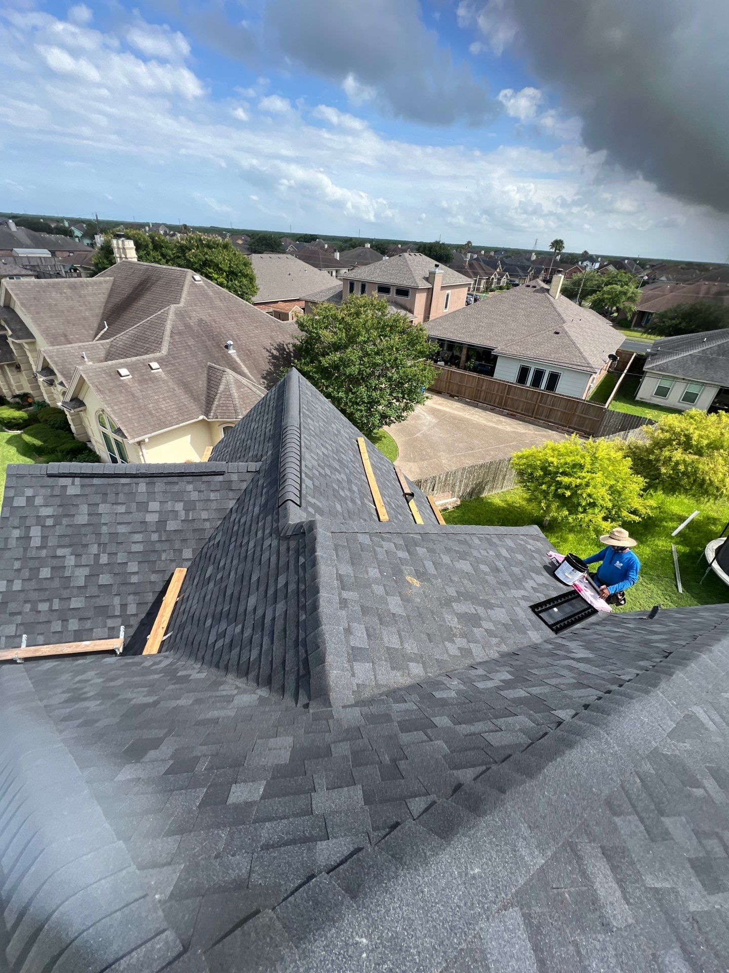 Steep and High...Let's get It! by Bayfront Roofing and Construction
