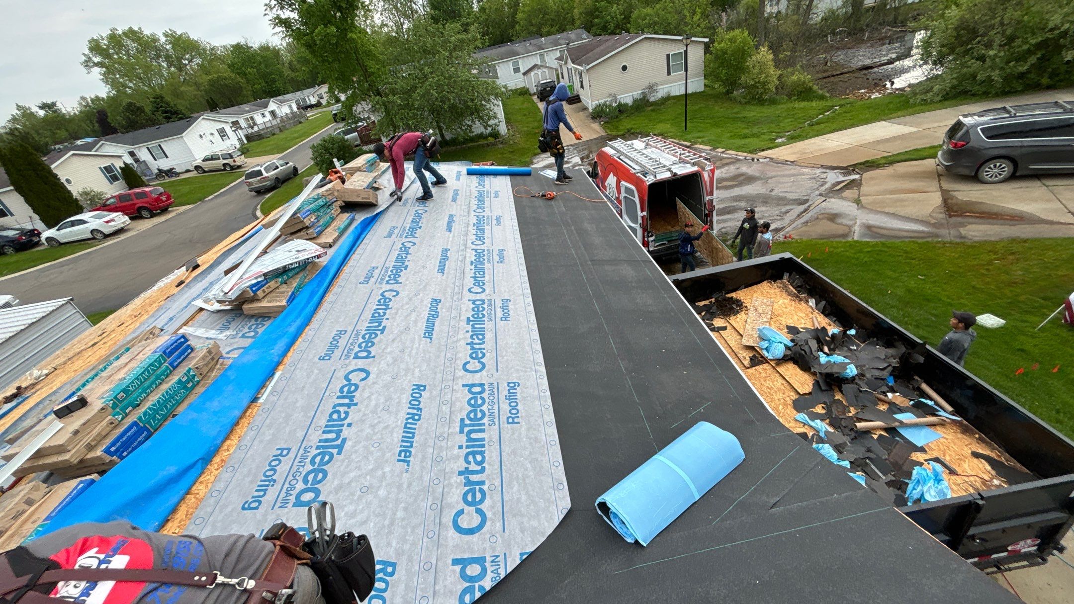 Roof Replacement using CertainTeed Landmark by 180 Contractors