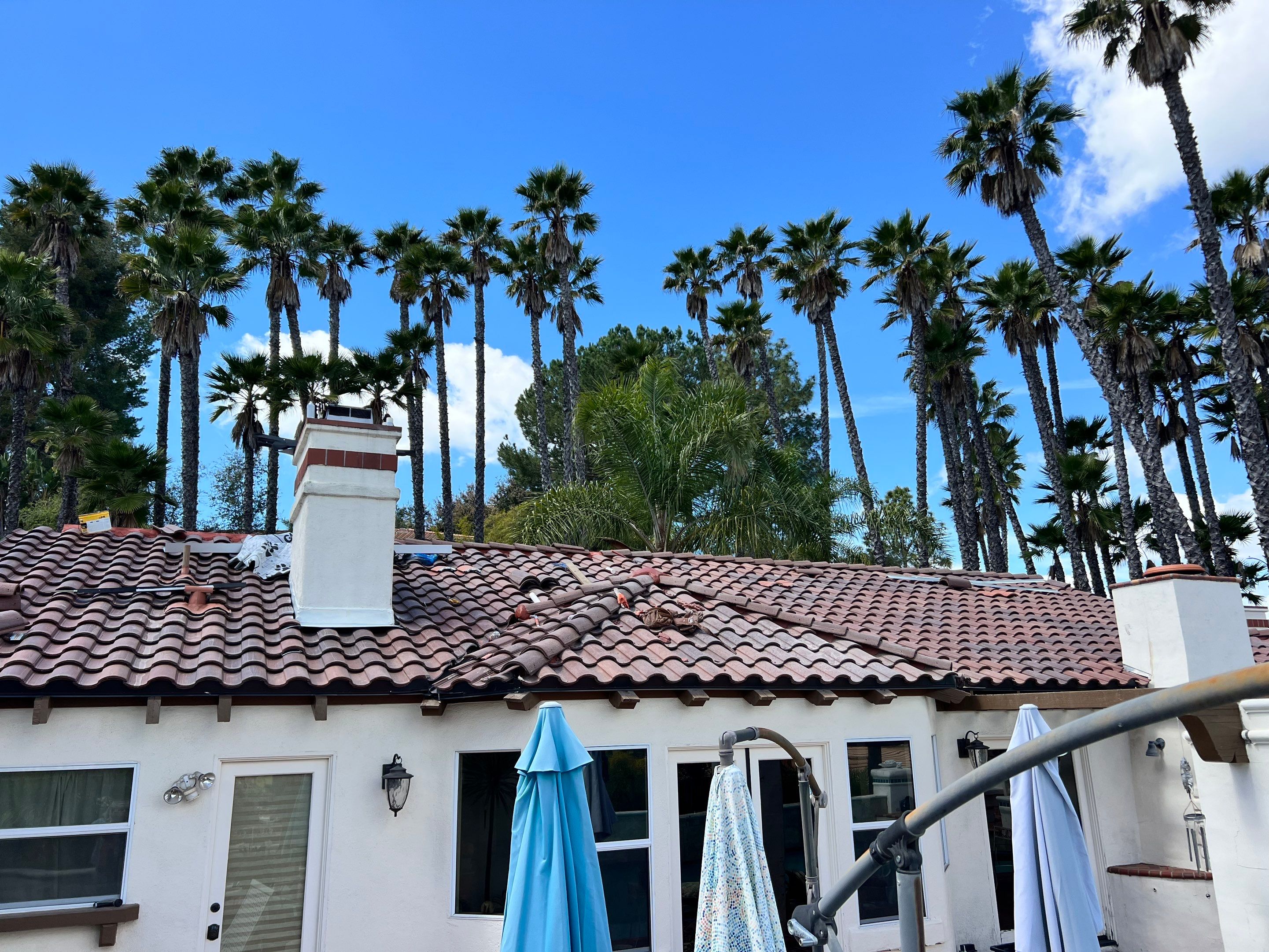 Eagle Capistrano Tile Roof Replacement in Fallbrook, California by Reliable Roofing San Diego Inc.