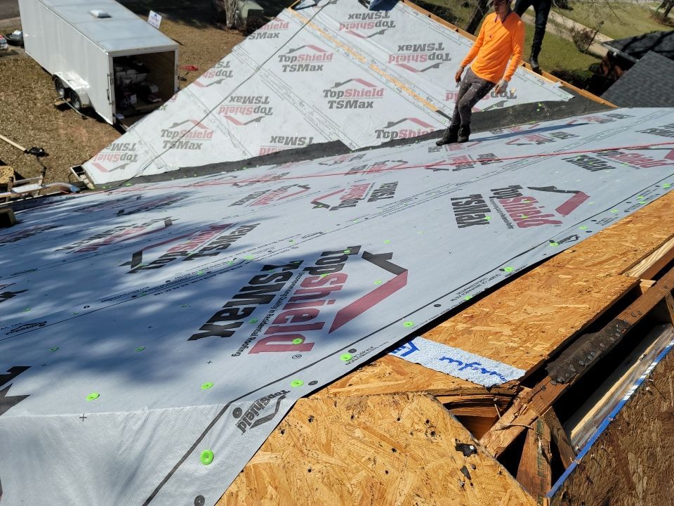 Residential Roofing Installation using Roof Replacement by American Roofing & Construction LLC