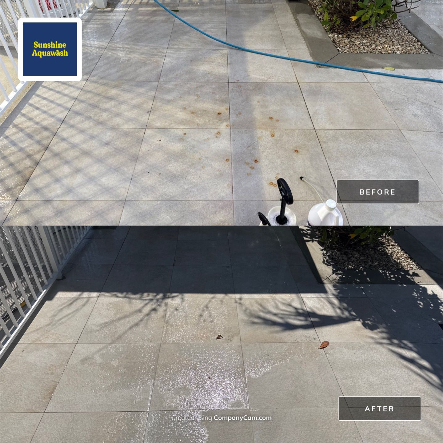 Hotel Pool Deck Cleaning at Compass Hotel Near Anna Maria, FL by Sunshine AquaWash