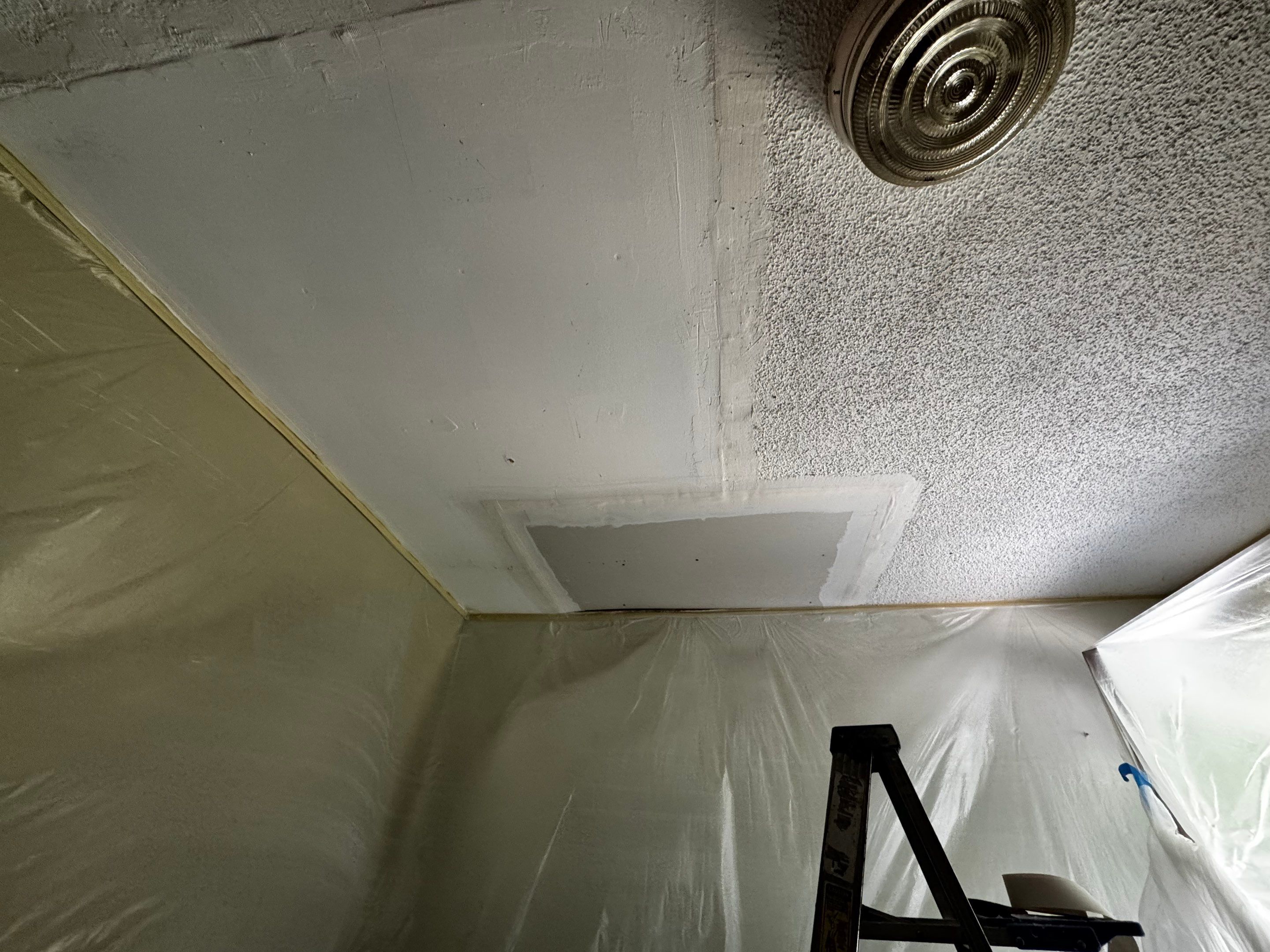 Townhome Ceiling Damage in Decatur, GA by PGP Surface Solutions, LLC