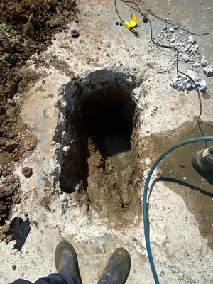 Commercial Drain Repair Project in Marshall