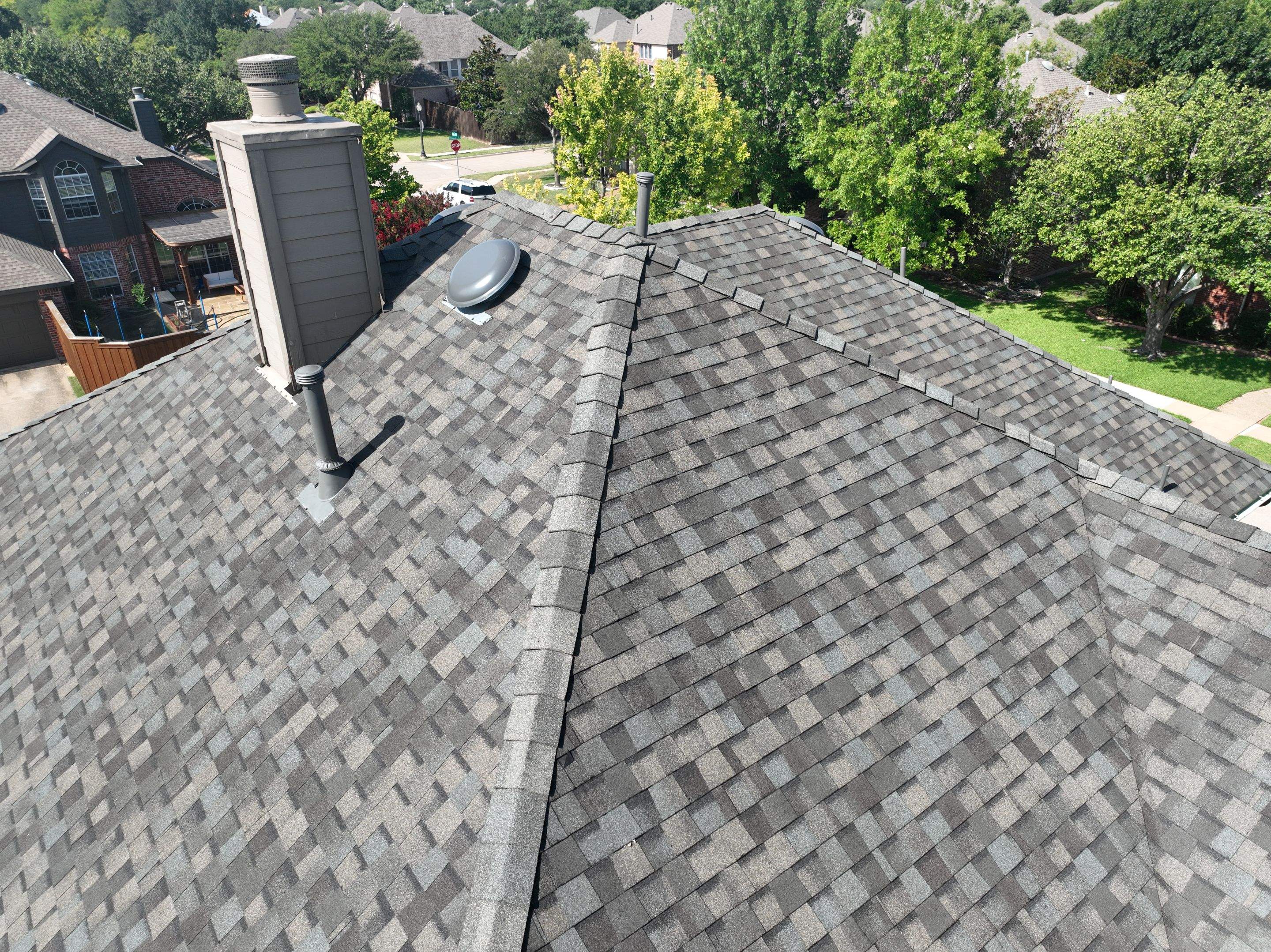 Residential Roofing Installation using CertainTeed Landmark MaxDef Weathered Wood by OneSource Roofing and Restoration