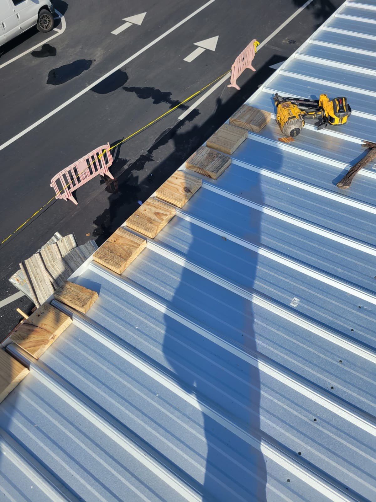 Emergency Repair on School from Storm Damage by Four Peaks Roofing