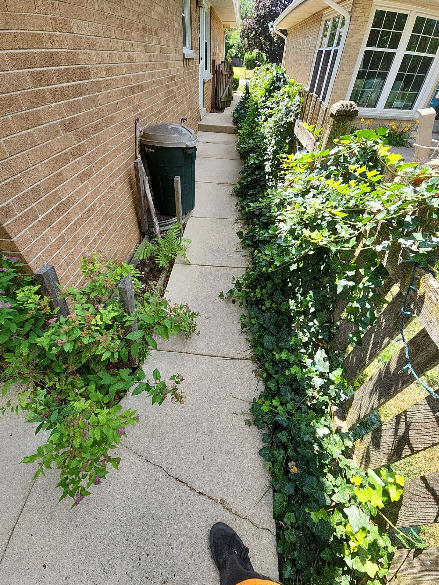 Brick paver cleaning  by Northern Power Washing LLC.