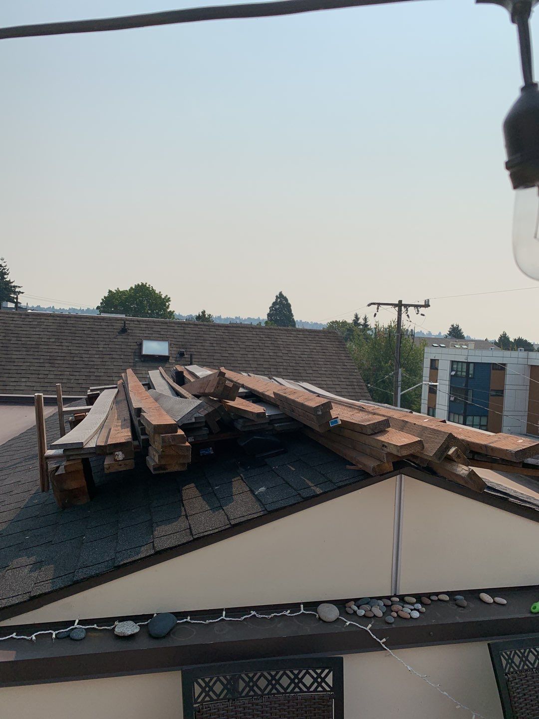 Ballard Rooftop Deck using IPE Tiles by Alki deck builders