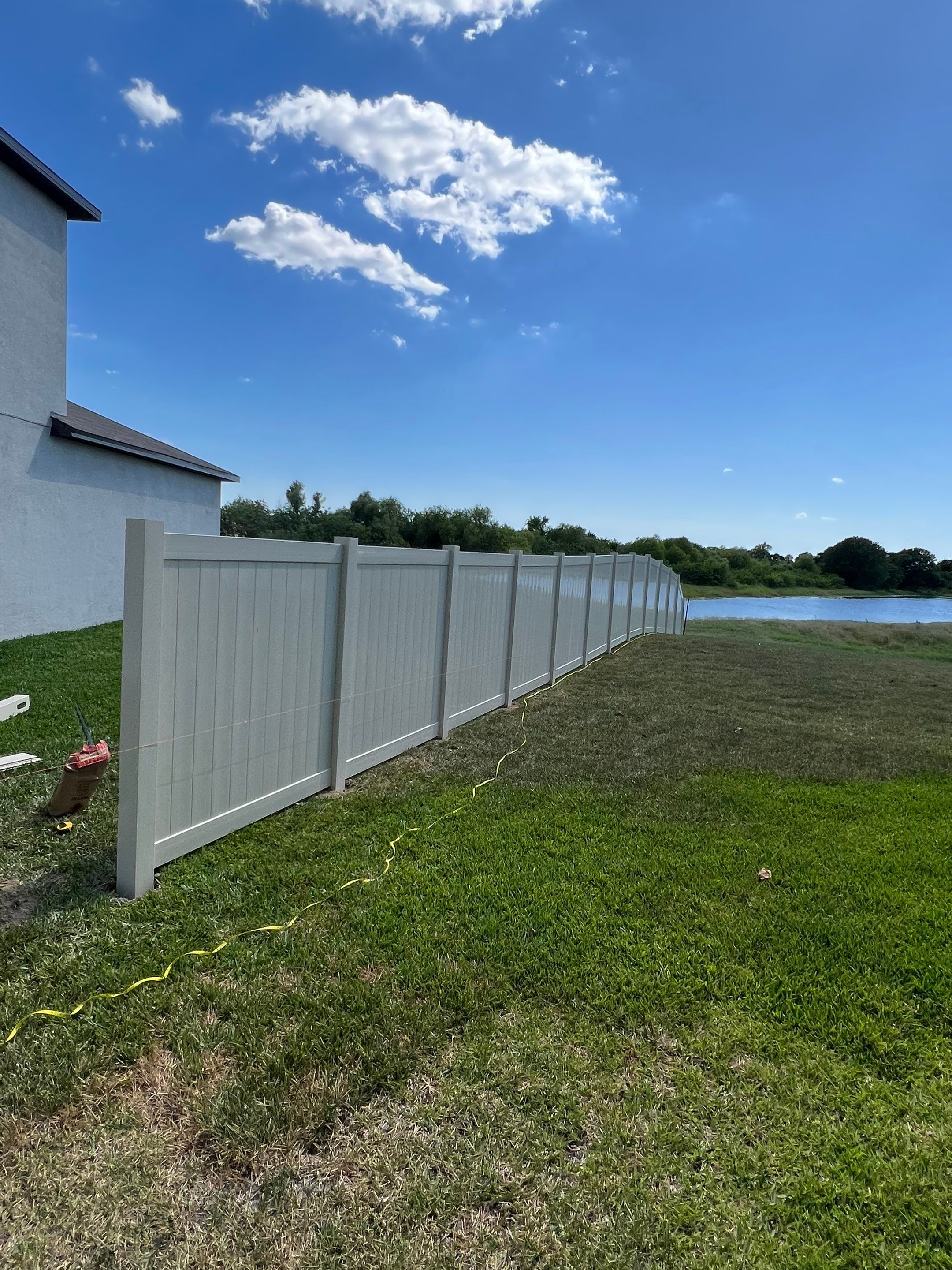 Apollo Beach, FL 6ft. Tall Tan Vinyl Privacy Fence by Asap fence and gates, LLC
