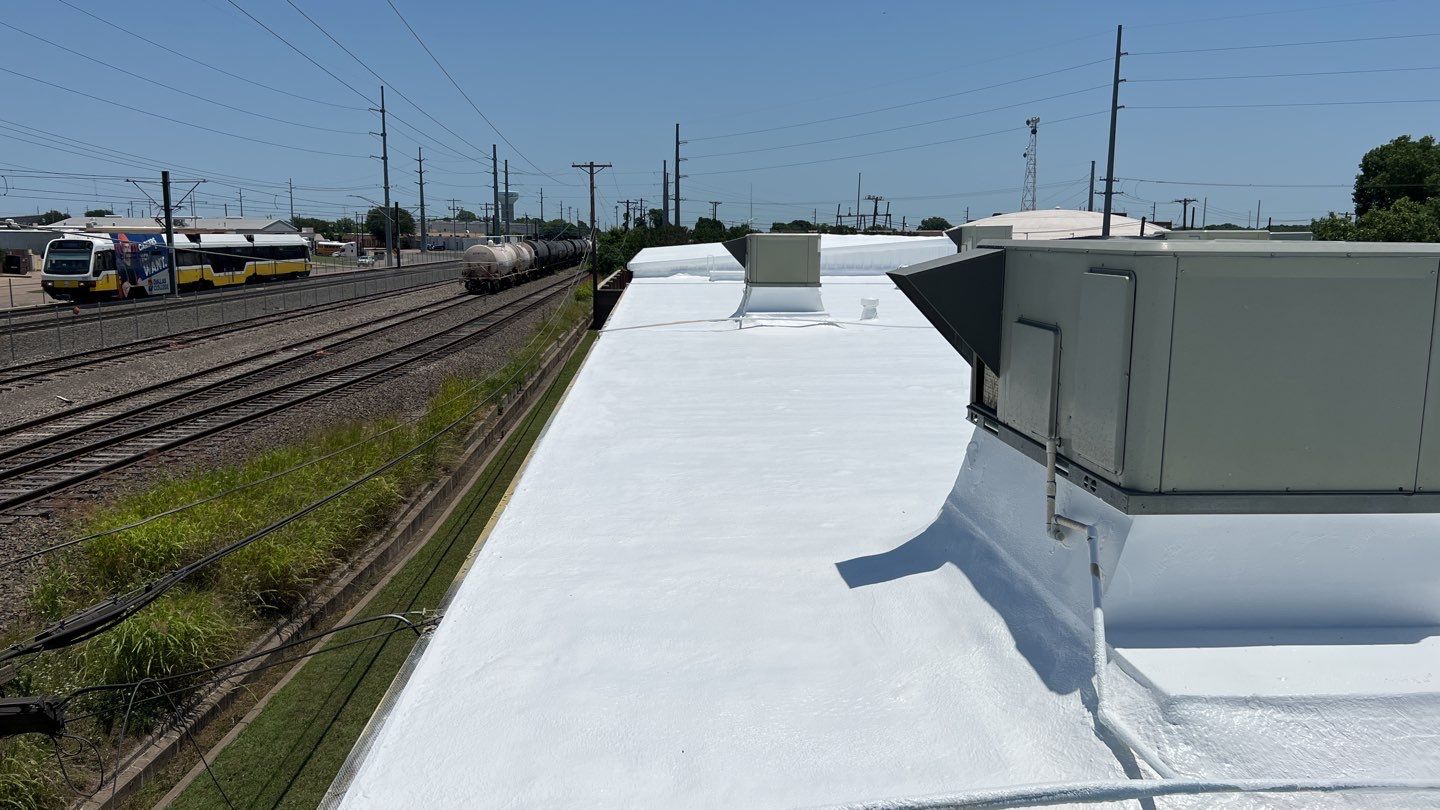 Foam & Metal Roof Restoration – Thermo Sensors (Garland, TX) by All Star Roofing LLC