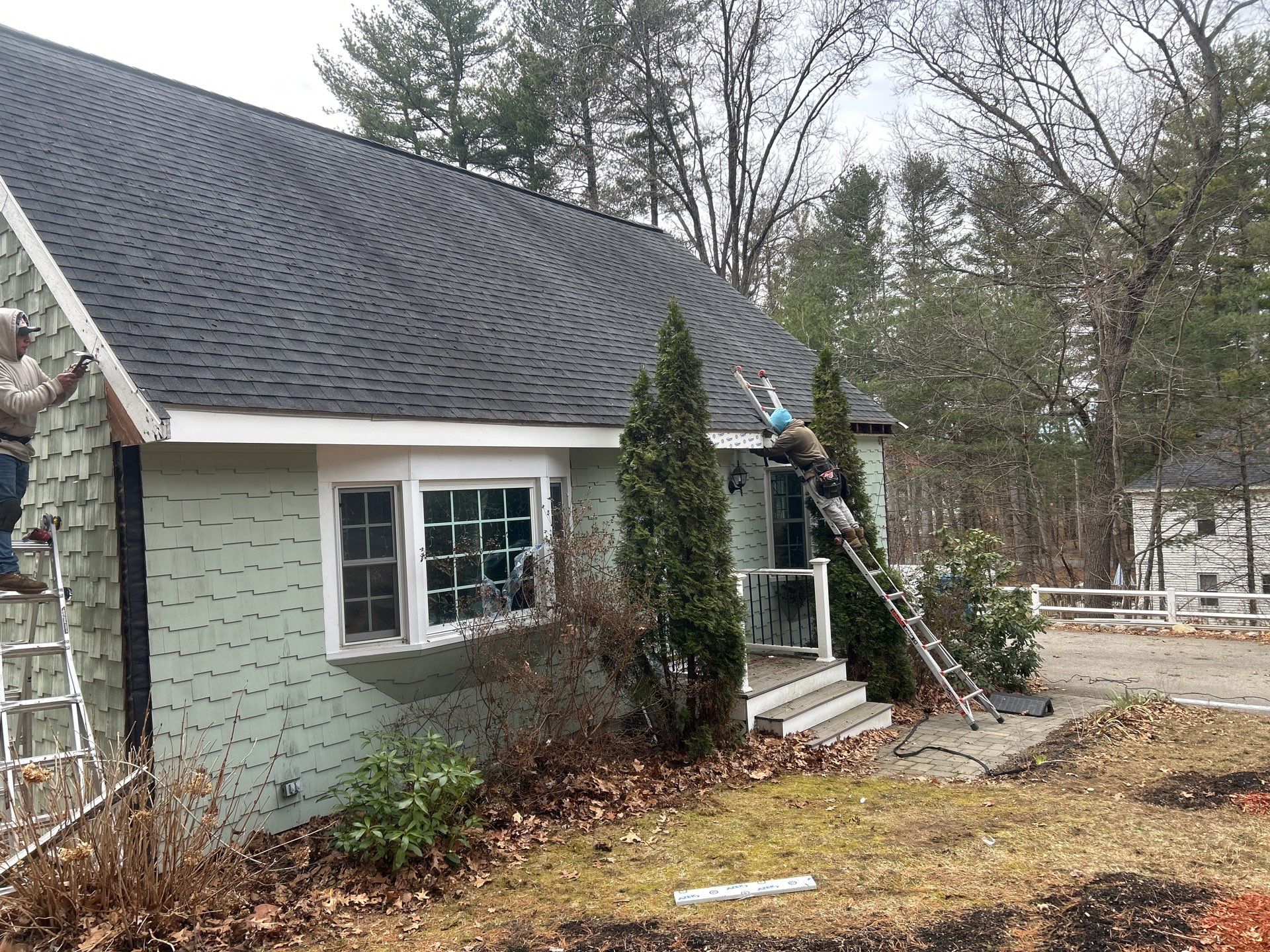 PVC Fascia & Corner Board Replacement — Billerica, MA by Mighty Dog Roofing of Greater Middlesex County