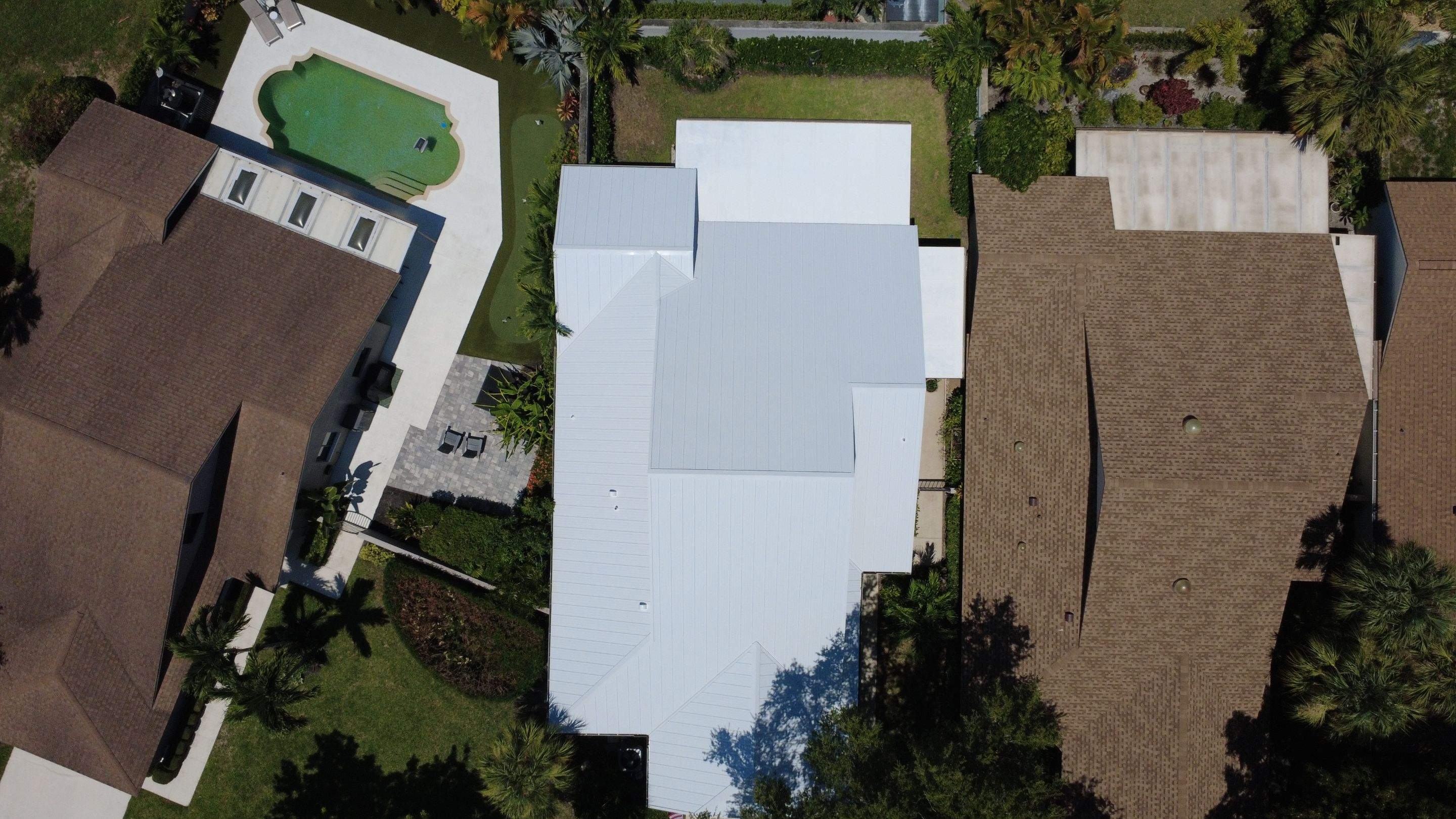 Kynar (Color Coated) Standing Seam Metal Roof Replacement by Sailfish Roofing