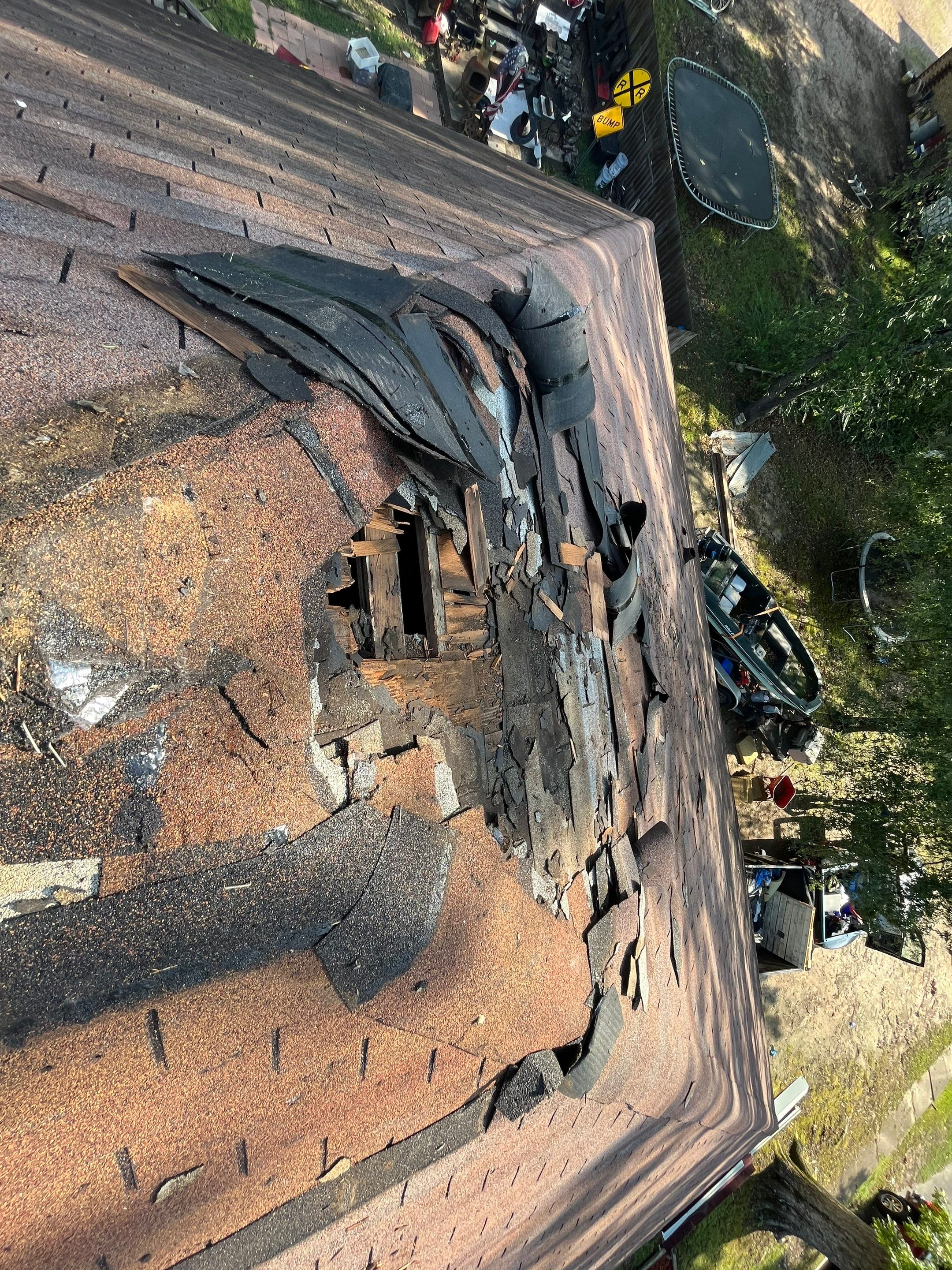 Residential Metal Roof Replacement using Reed's Metals: Colored Residental Panel (Burgundy) by Hostetler Roofing