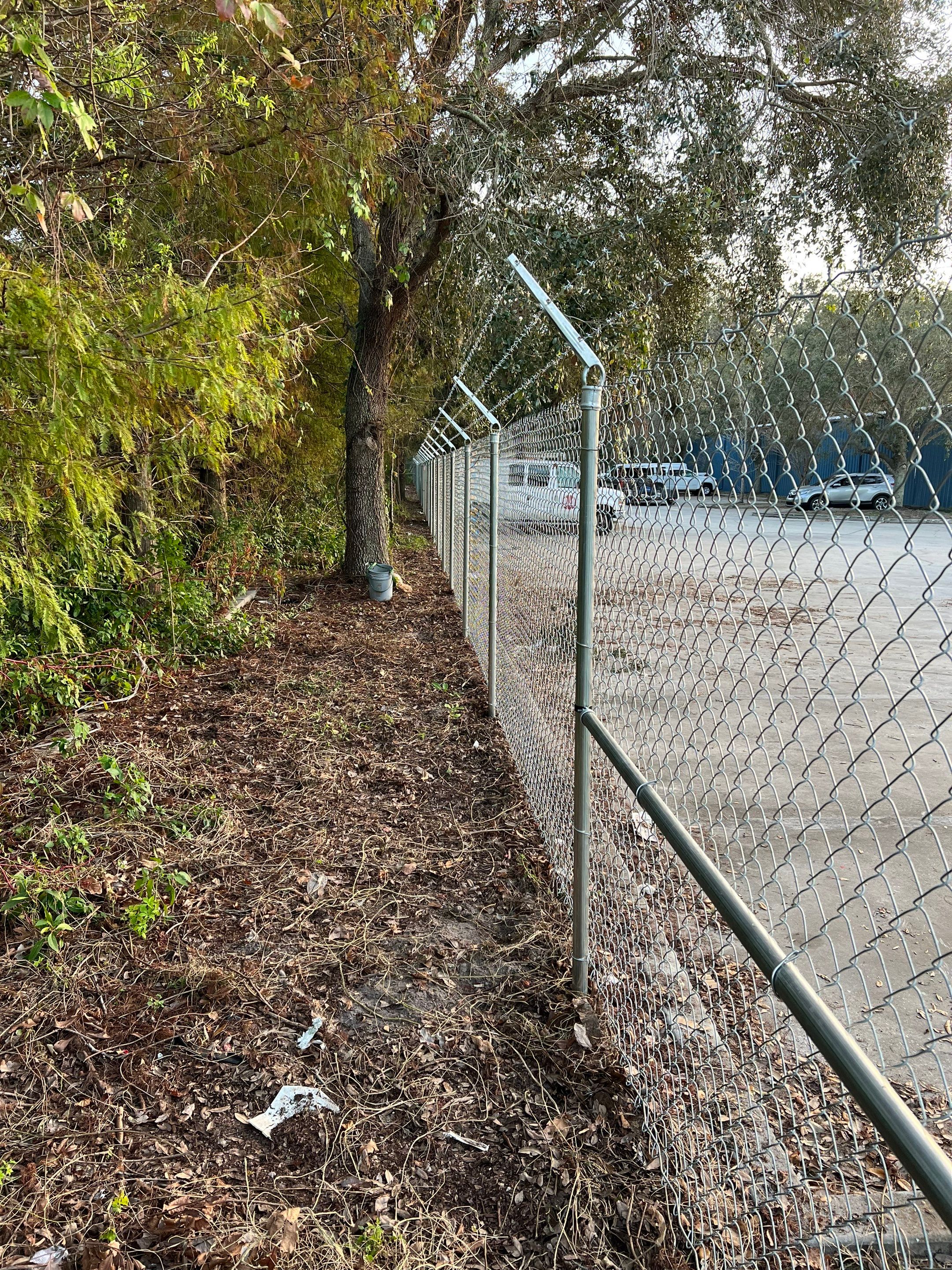 Chain-link Fence Installation using Commercial Chain-link Fence by Asap fence and gates, LLC
