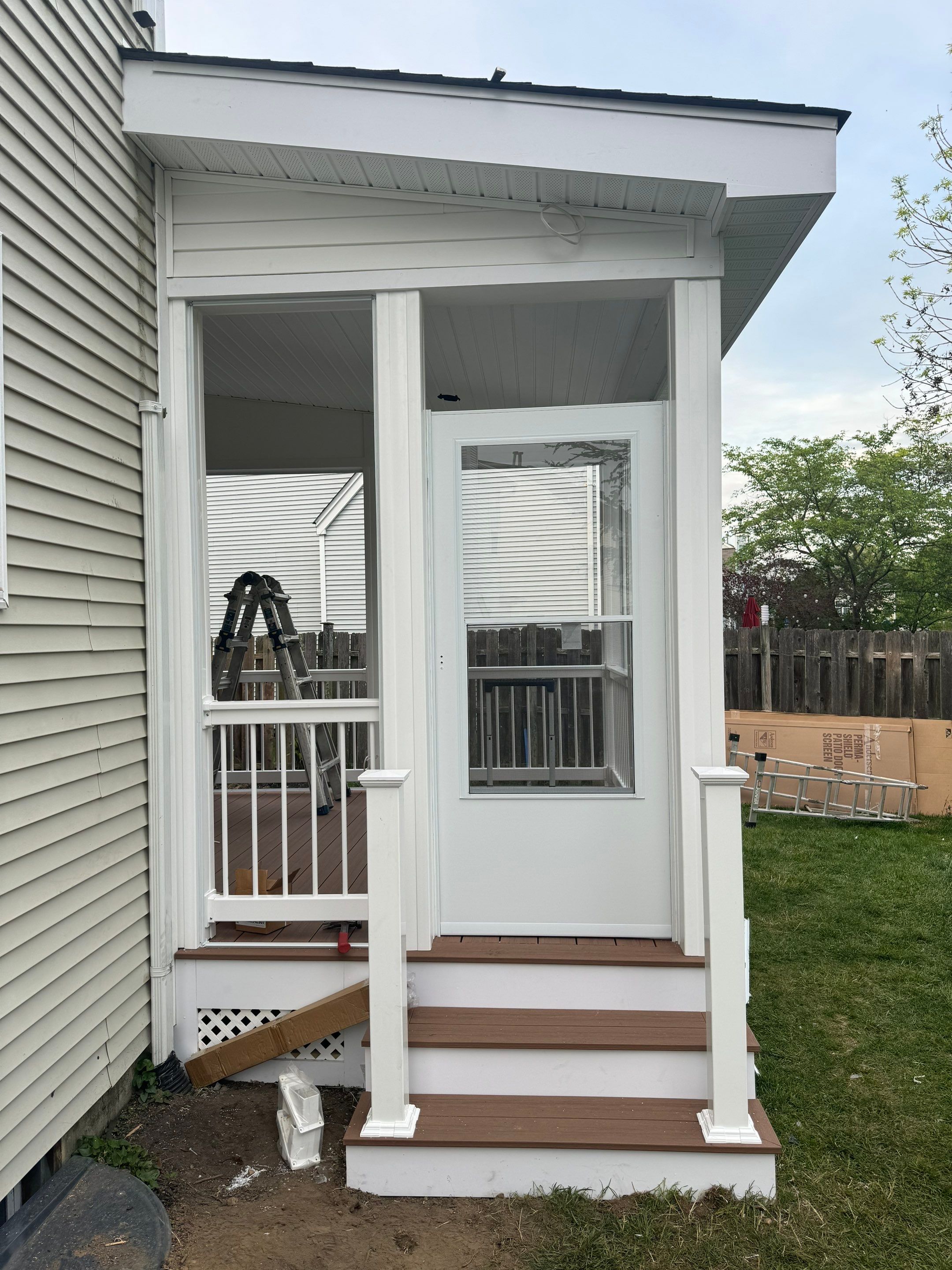 New Deck with Screened Porch by deck guardian