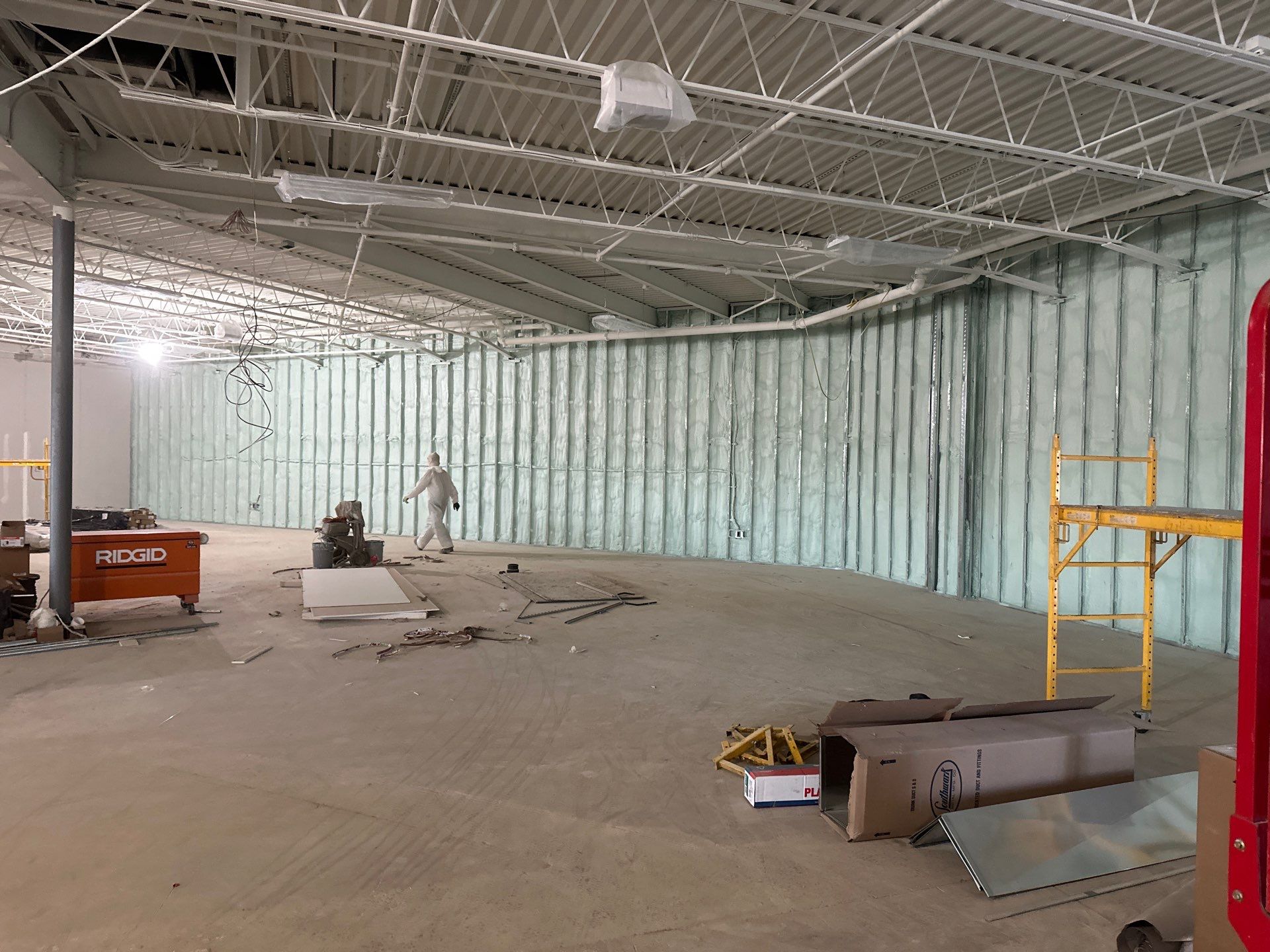 Commercial Building using Closed Cell Spray Foam by NYS Foam & Energy