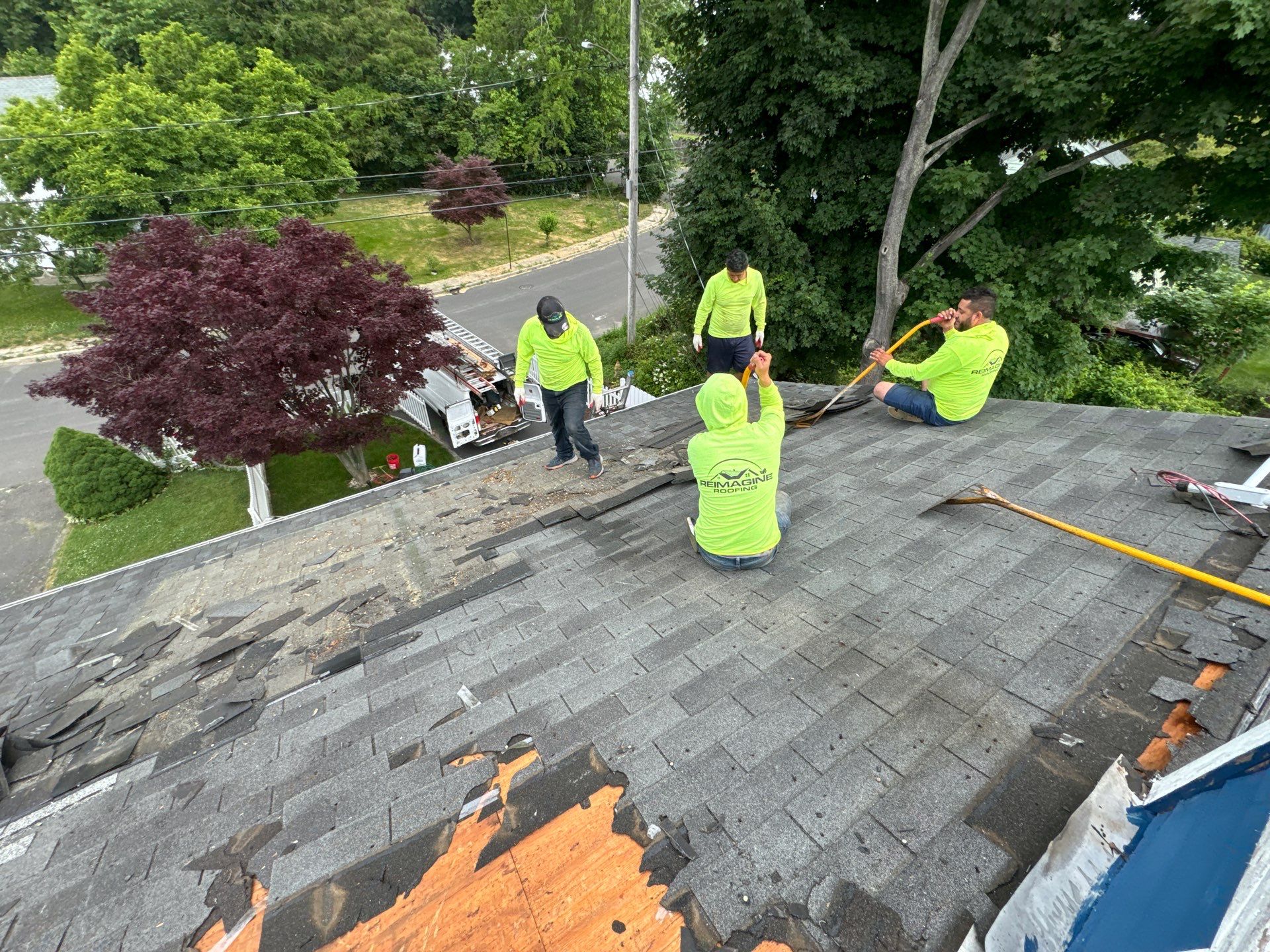Harbor Blue Shingles by Reimagine Roofing