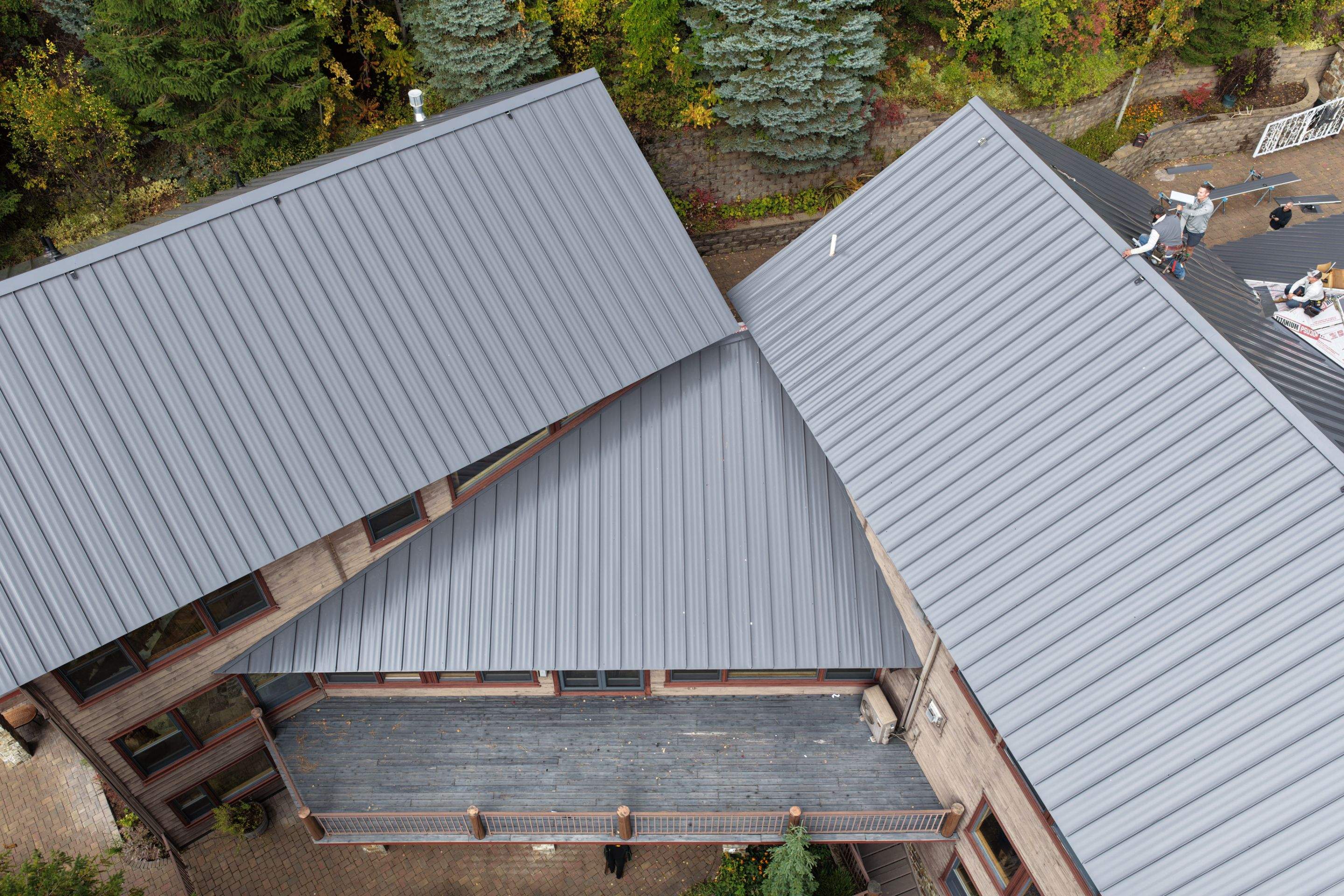 16" Mechanical - Dark Gray  by Montana Roofing Solutions