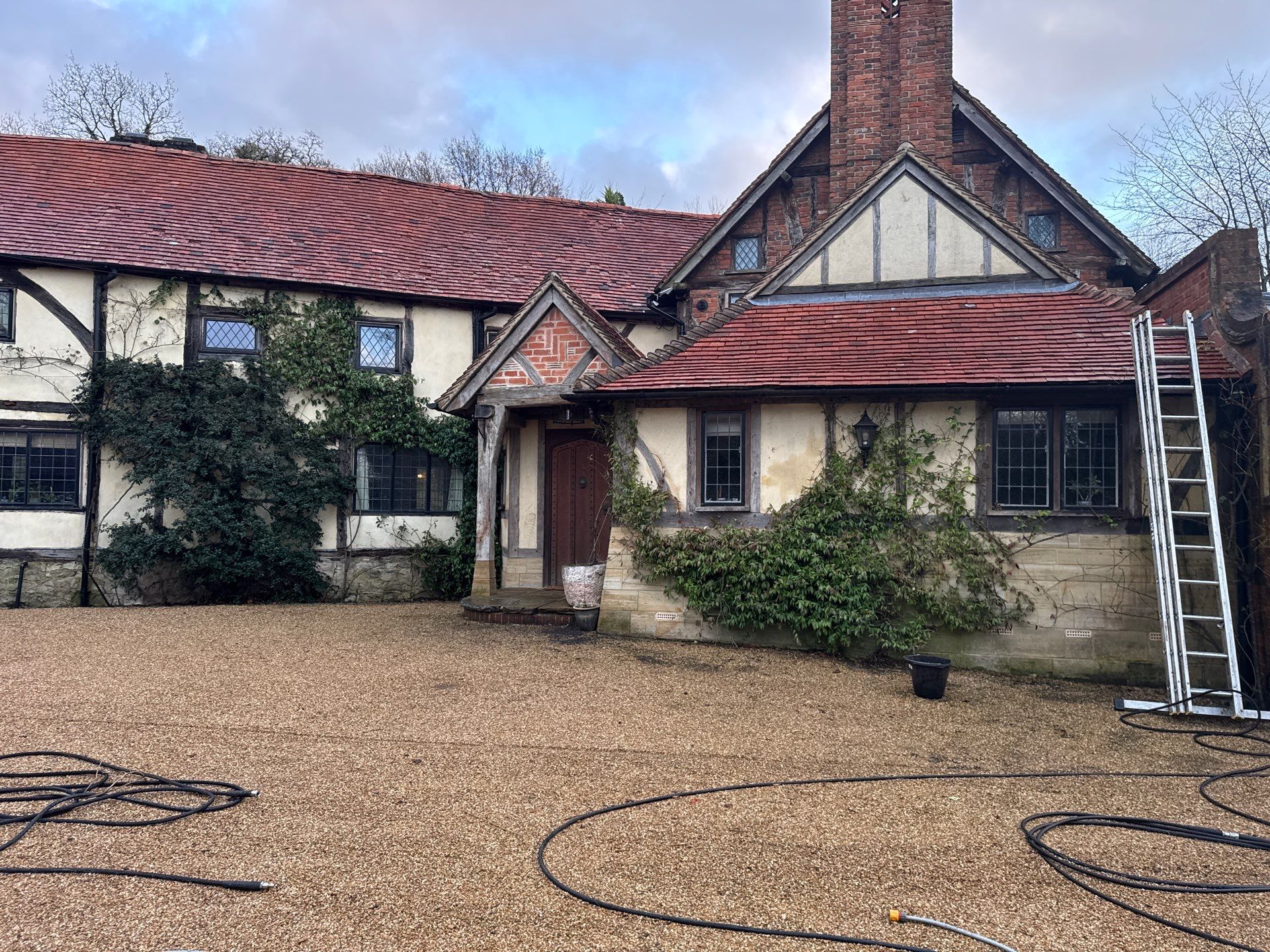 Roof Clean  - Moss Removal - Gutter Clean using Honda 15lpm Low Pressure Washing Machine by Ges Exterior Cleaning ltd