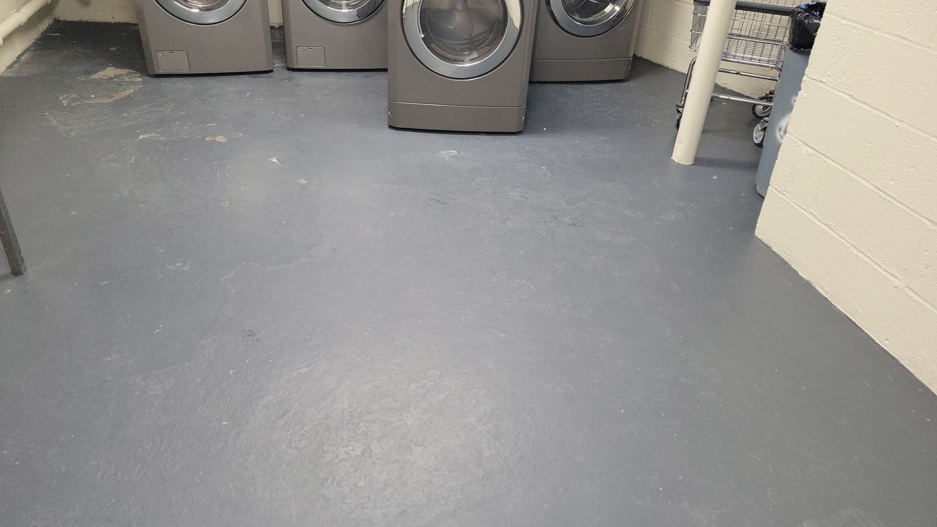 Laundry Room Floor Coating using Penntek by Spectrum Painting, LLC