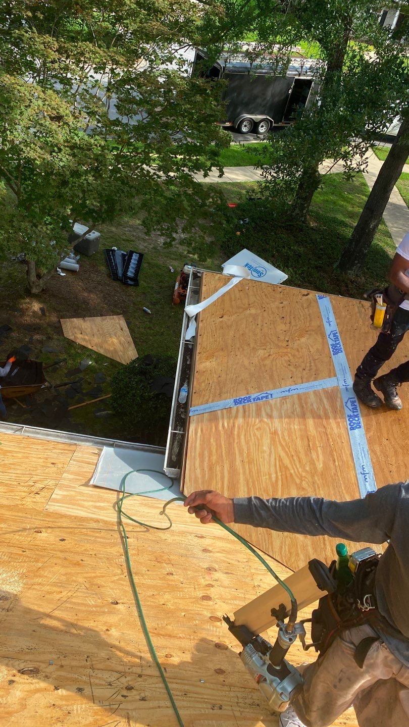 Residential Roofing Installation using Roof Replacement by American Roofing & Construction LLC