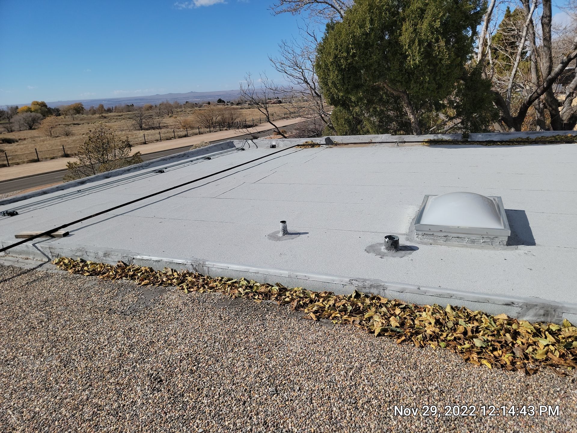 Albuquerque TPO Roof Replacement in the Northeast Heights EPS Slope and Custom Skylights by Doyle Roof Masters Inc