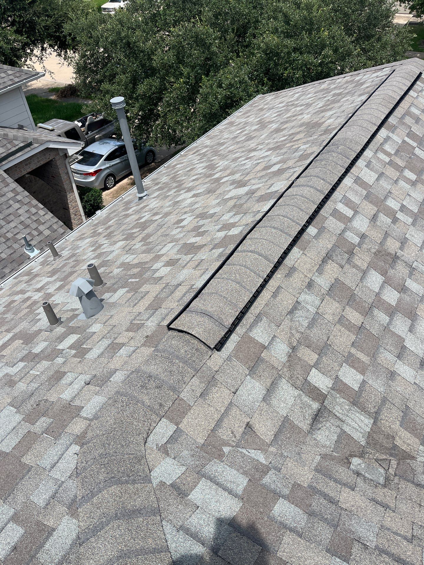 Residential Roofing Installation using Owen's Corning Duration (Lifetime) Shingles by Roof Repair Company