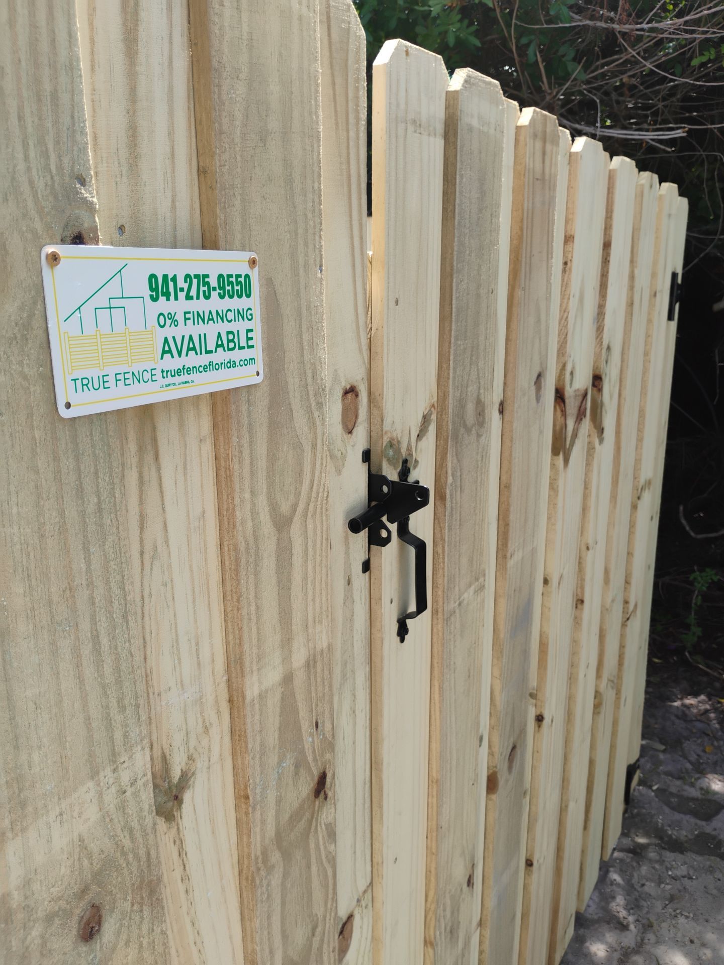 Pressure-Treated Wood Privacy Fence Installation in Port Charlotte by True Fence LLC
