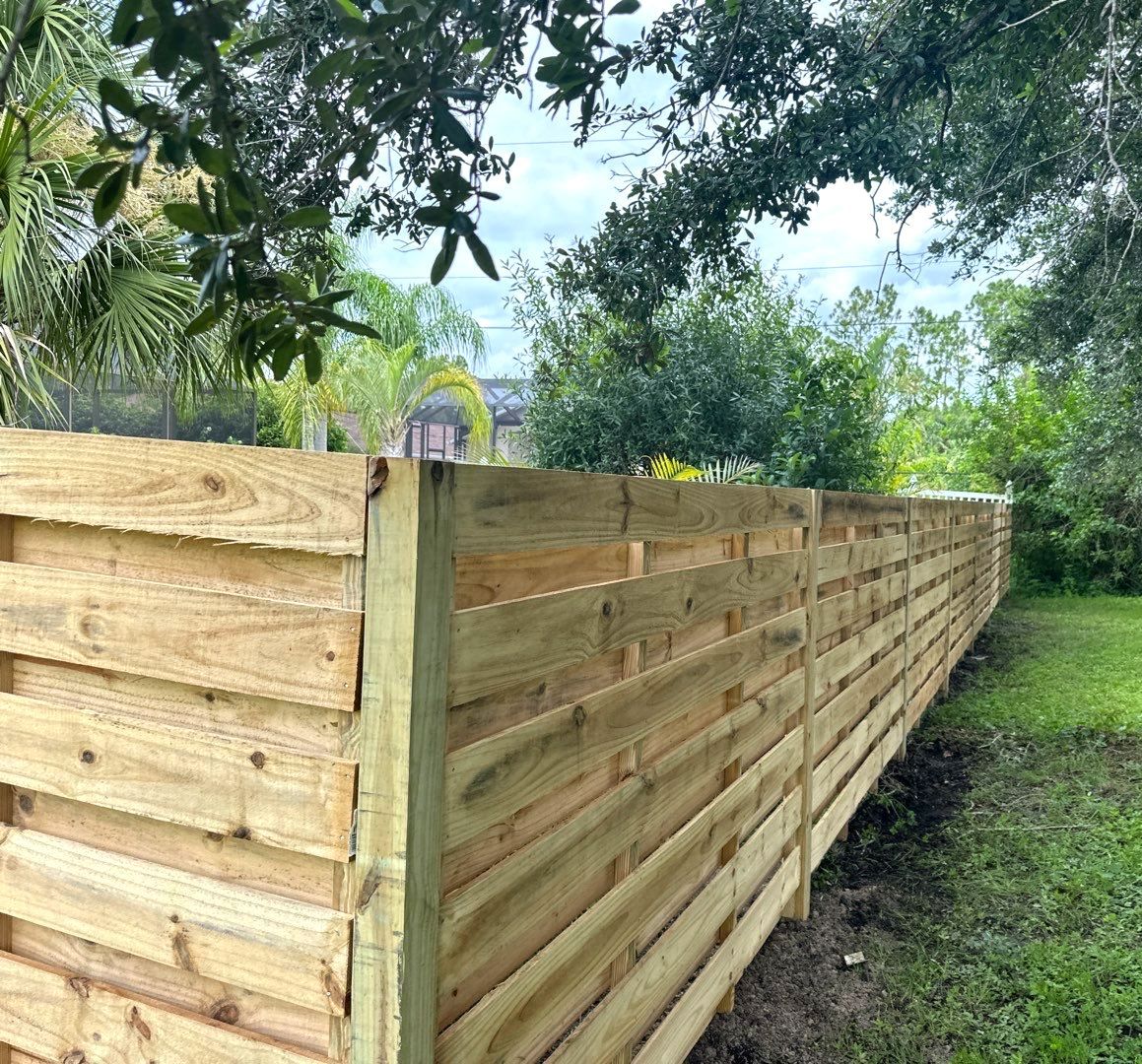 Wood Fence Installation using Wood Pressure Treated Fence  by Asap fence and gates, LLC