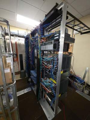Structured cabling installation by CimaSolutions