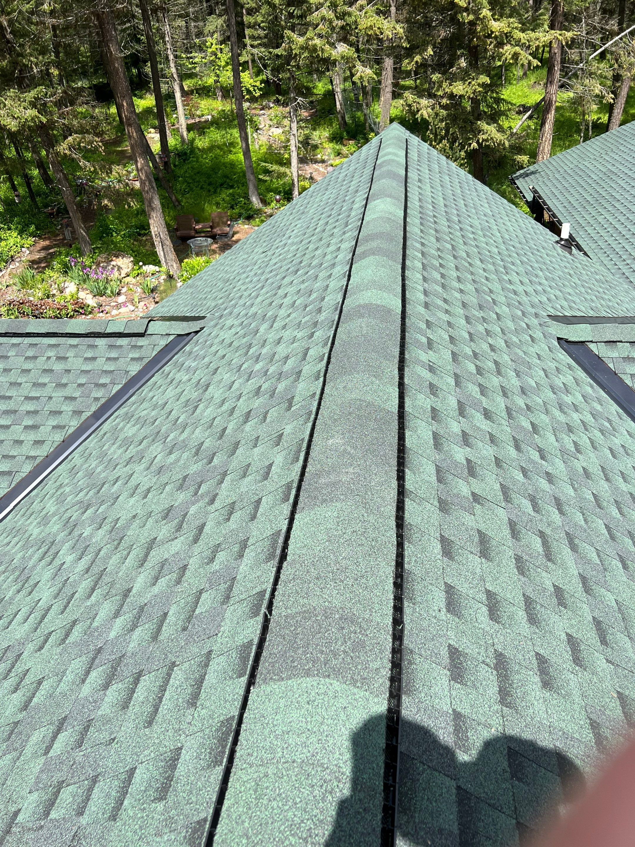 GAF Timberline HDZ - Hunter Green by Montana Roofing Solutions
