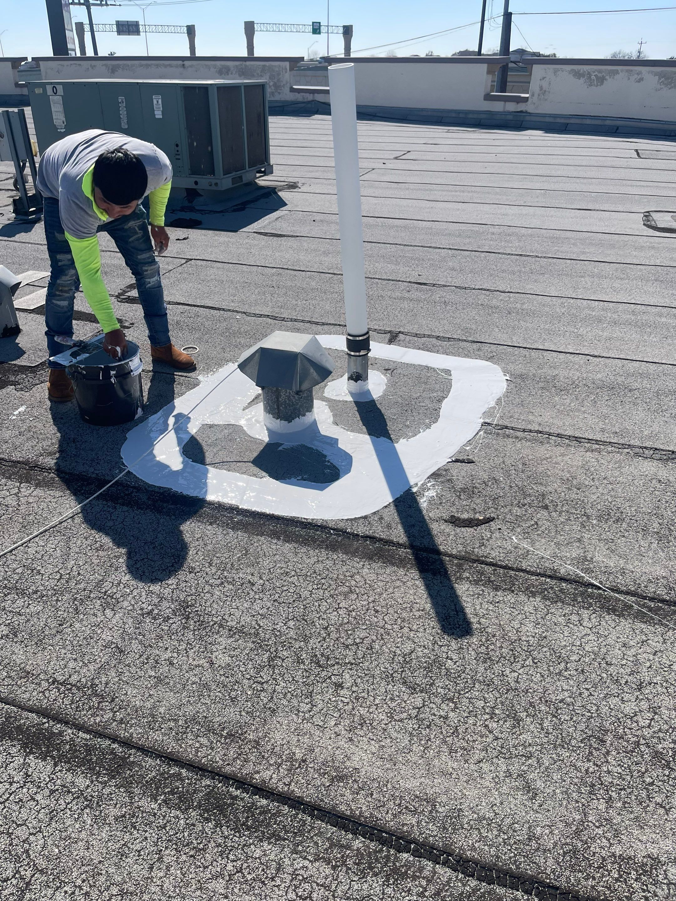 Commercial Roofing Repair using Mulehide Roofing Products by Premier Roofing and Contracting
