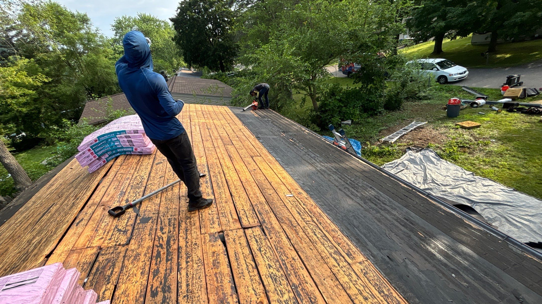 Roof Replacement using Owens Corning Summer Harvest by 180 Contractors