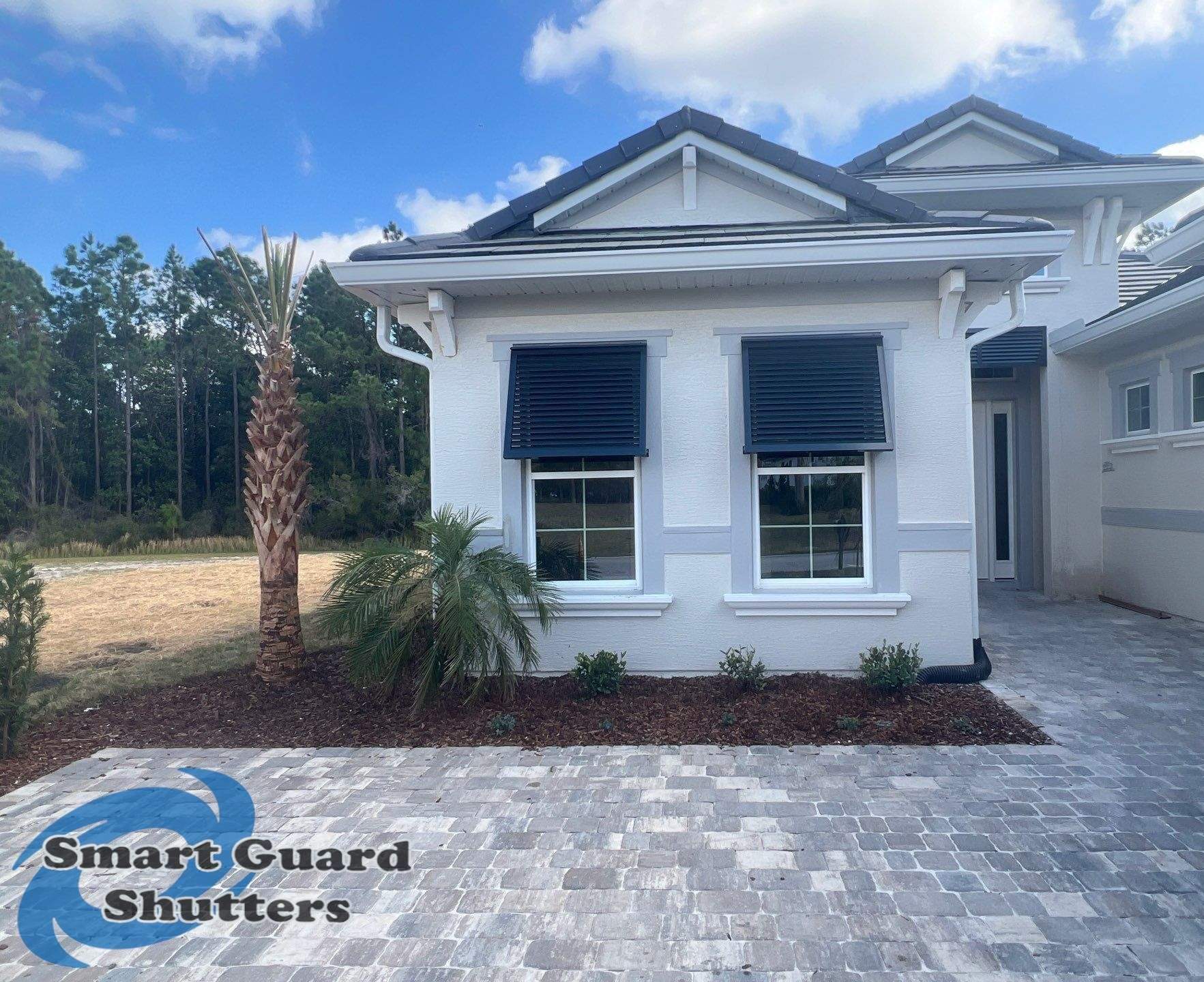 Decorative Bahamas in Anthracite Grey by Smart Guard Shutters