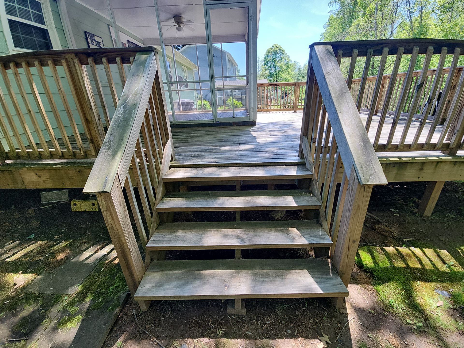 Weathered Deck using Wood Sealant by DuraSeal