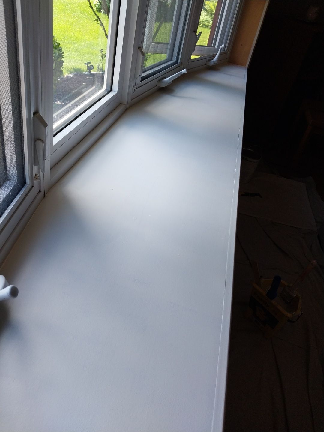 Window Repair using Sherwin Williams Emerald  by Laser Focused Solutions LLC