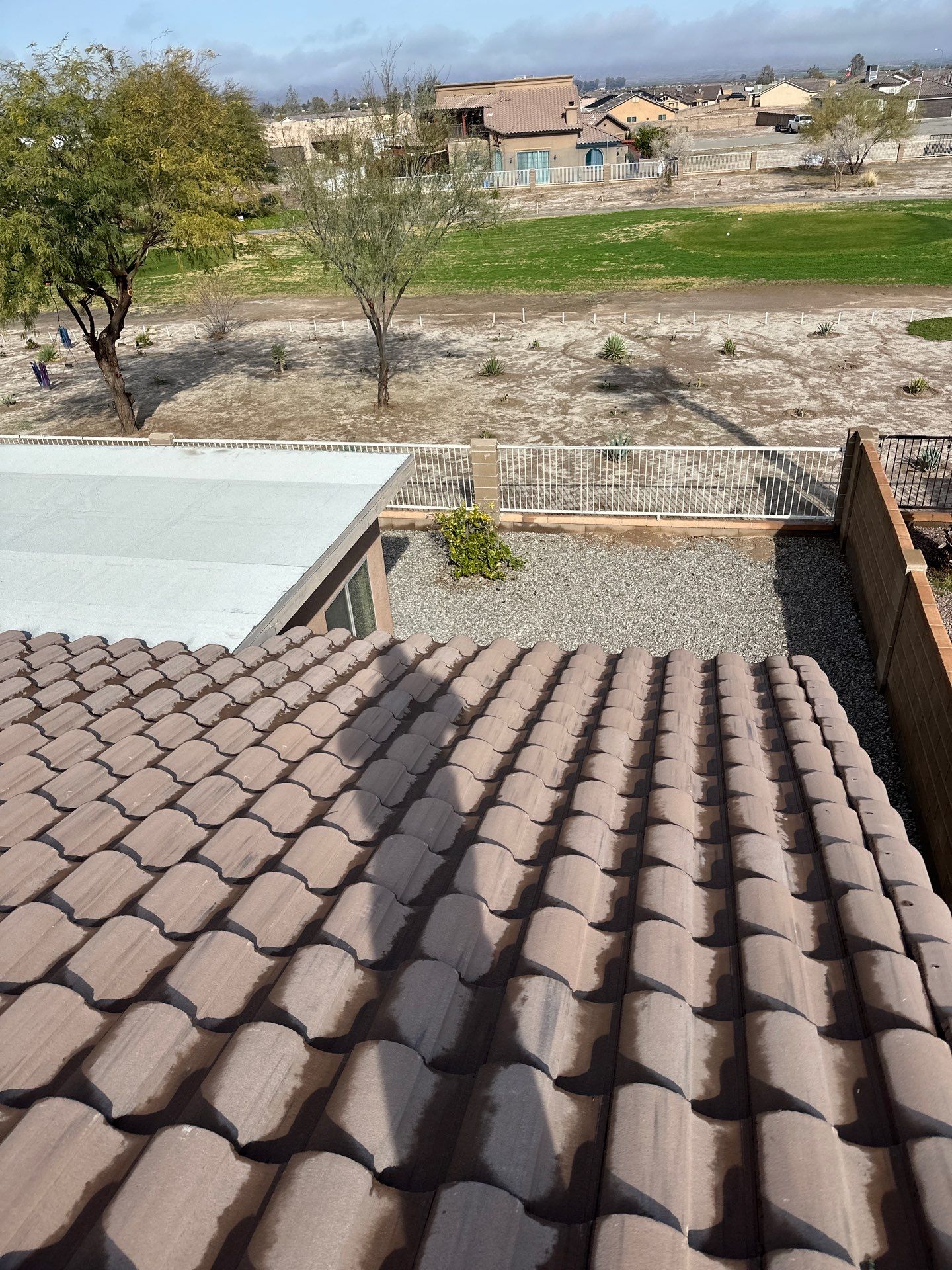 Sandstone Beige Concrete Tile by Reimagine Roofing