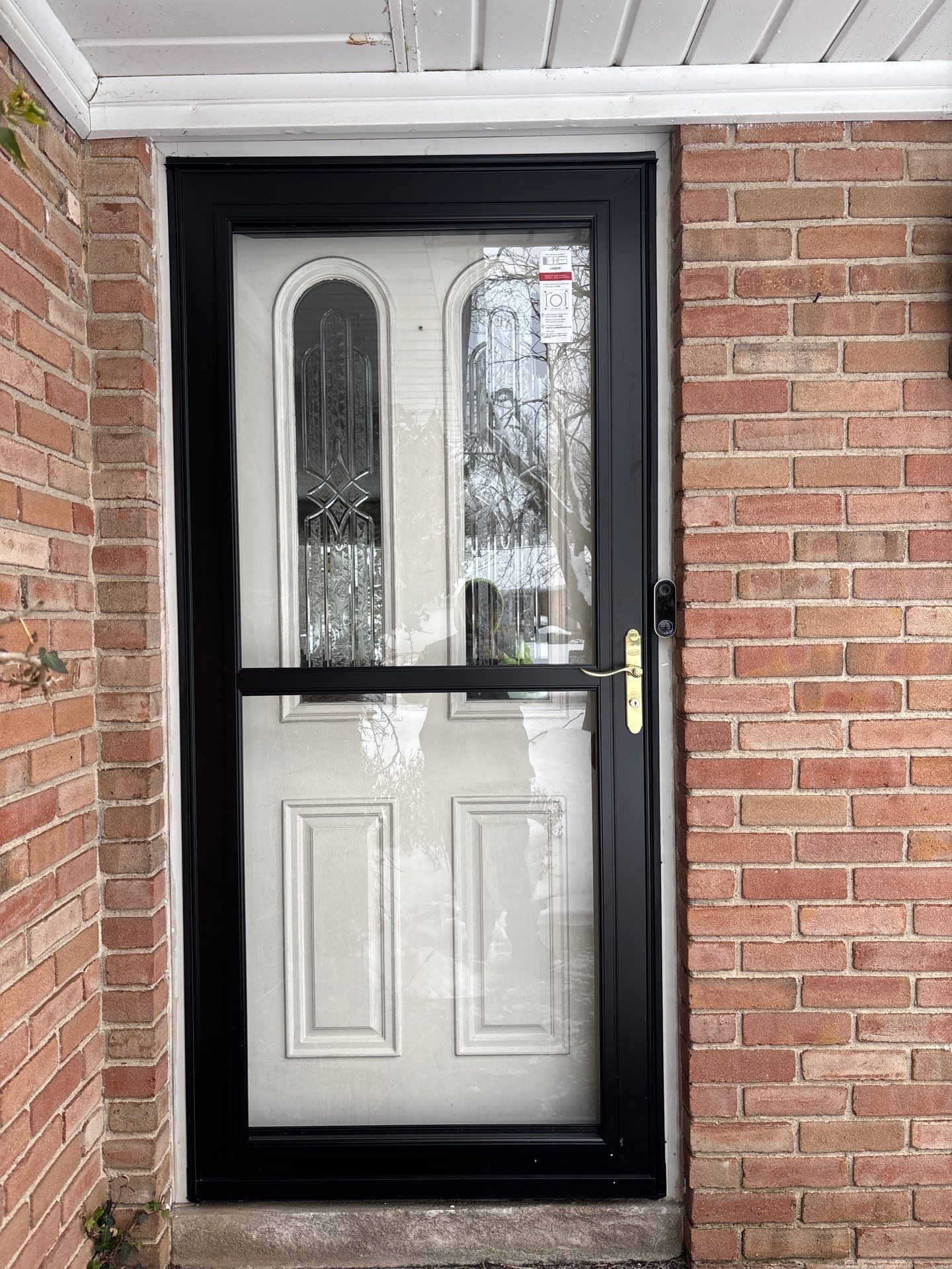 New Windows and Storm Door by 42 North Construction, LLC.