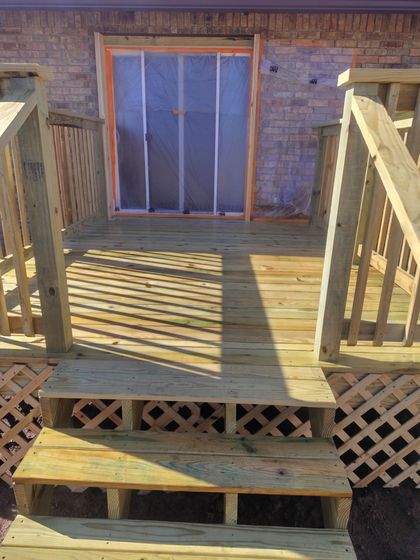 Deck And Sliding Glass Door Install by Clays Services Inc