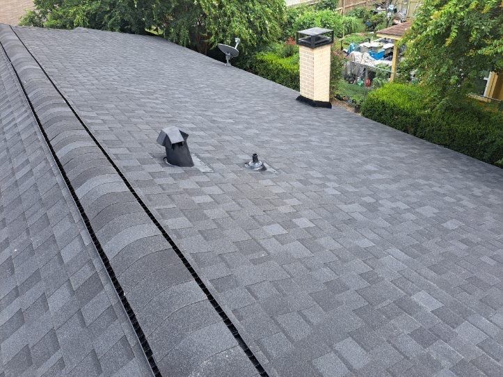 Leaking Roof Replaced with Ridge Vent — Houston, TX by PL Roofing & SB Roofing, LLC.